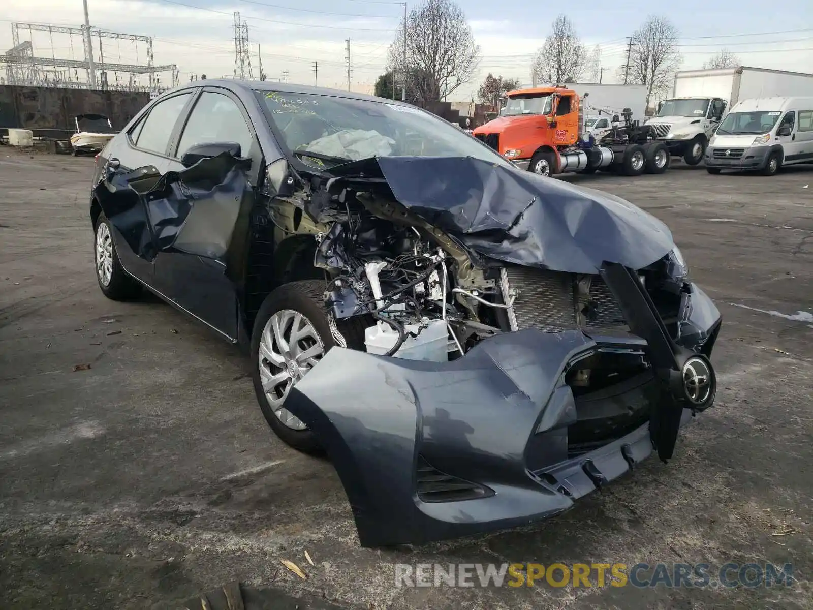 1 Photograph of a damaged car 5YFBURHE0KP912797 TOYOTA COROLLA 2019