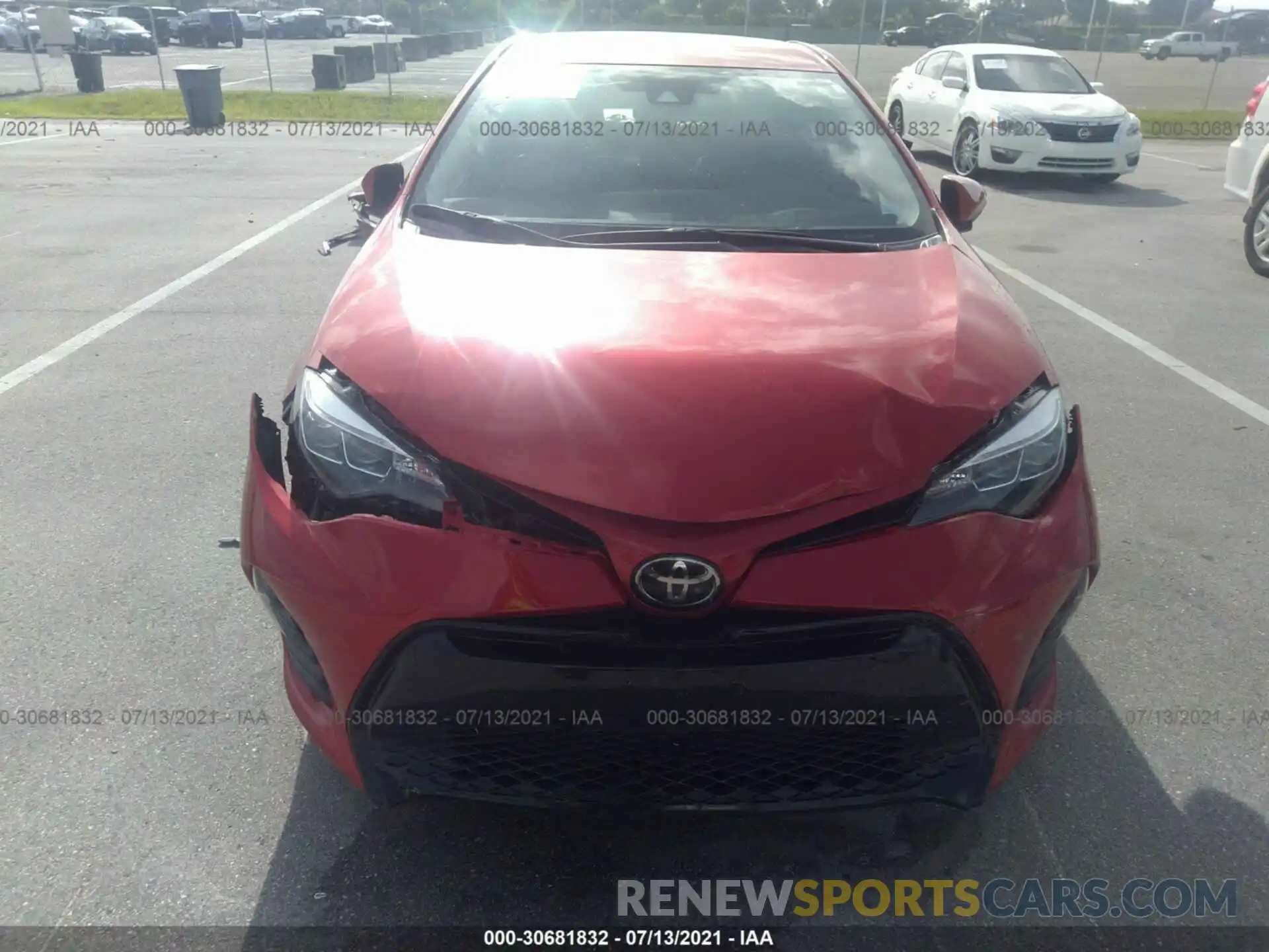 6 Photograph of a damaged car 5YFBURHE0KP912914 TOYOTA COROLLA 2019