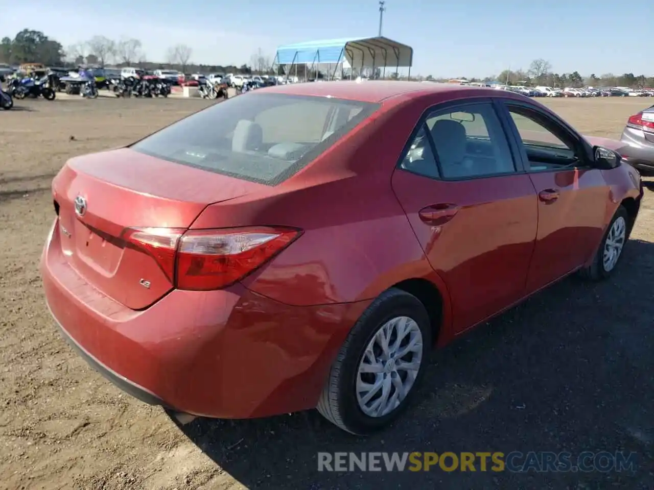 4 Photograph of a damaged car 5YFBURHE0KP912959 TOYOTA COROLLA 2019