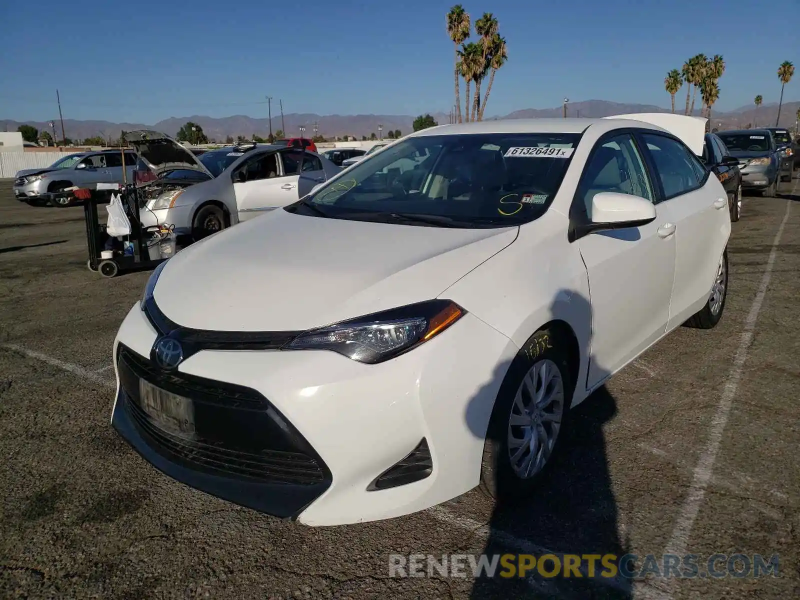 2 Photograph of a damaged car 5YFBURHE0KP913237 TOYOTA COROLLA 2019