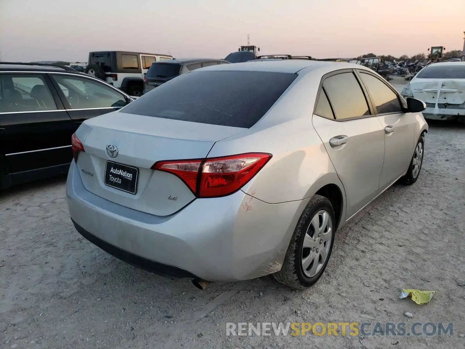 4 Photograph of a damaged car 5YFBURHE0KP913254 TOYOTA COROLLA 2019