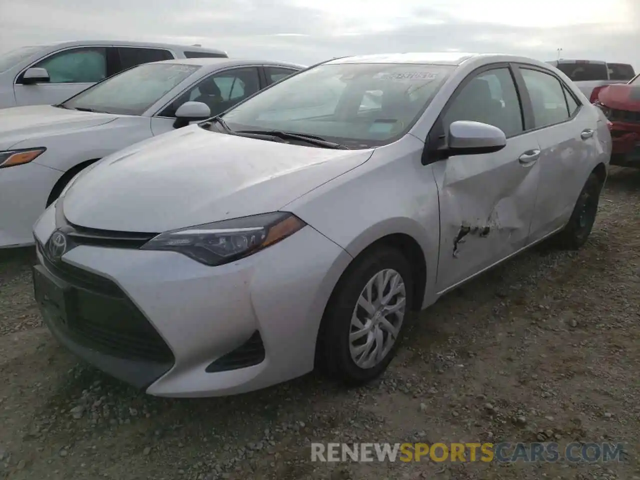 2 Photograph of a damaged car 5YFBURHE0KP913805 TOYOTA COROLLA 2019