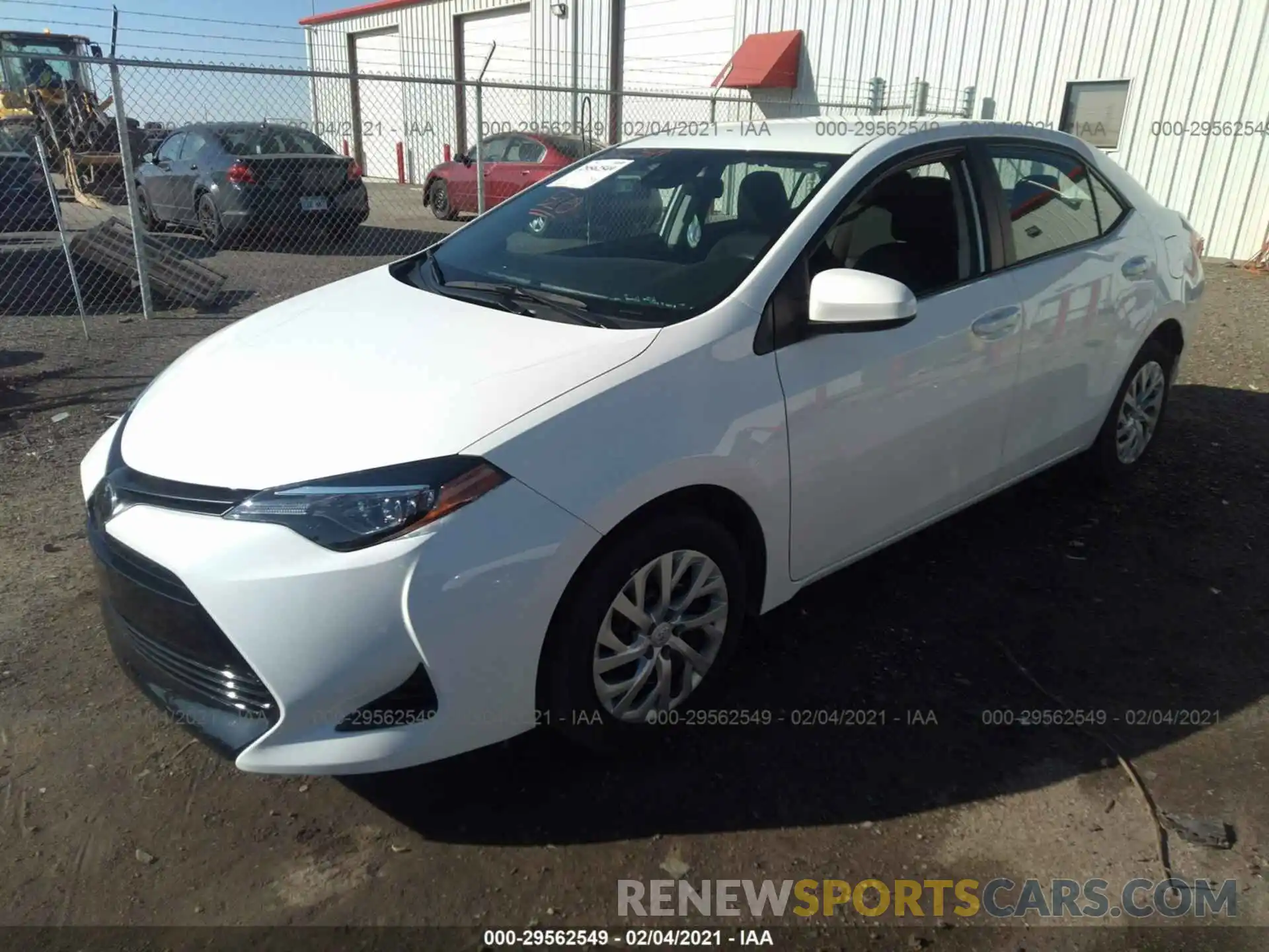 2 Photograph of a damaged car 5YFBURHE0KP914517 TOYOTA COROLLA 2019