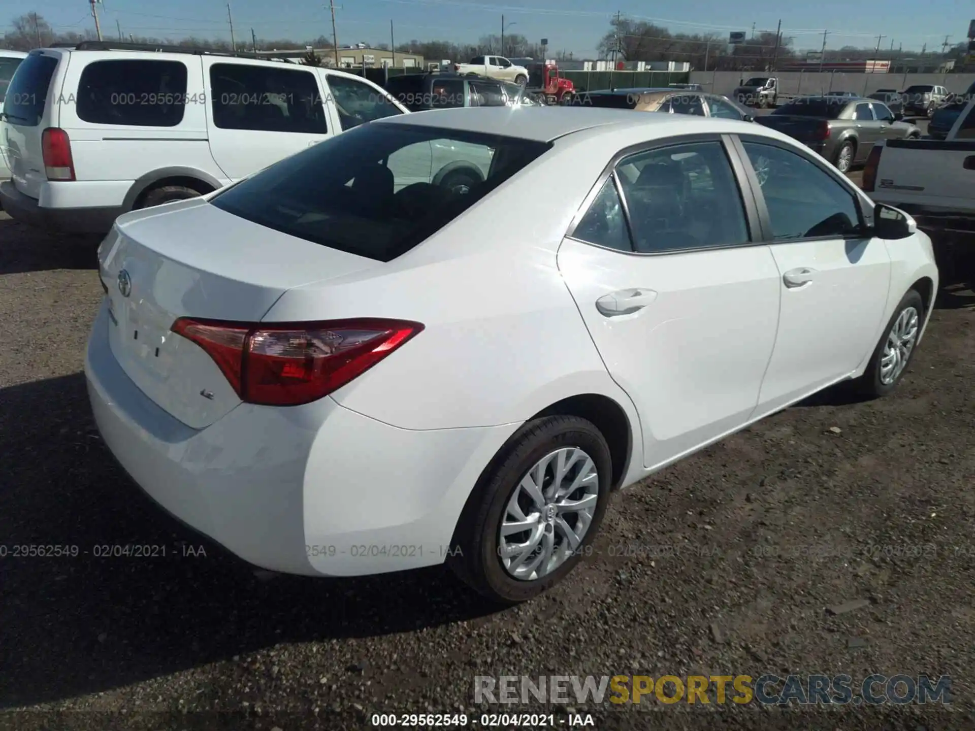 4 Photograph of a damaged car 5YFBURHE0KP914517 TOYOTA COROLLA 2019