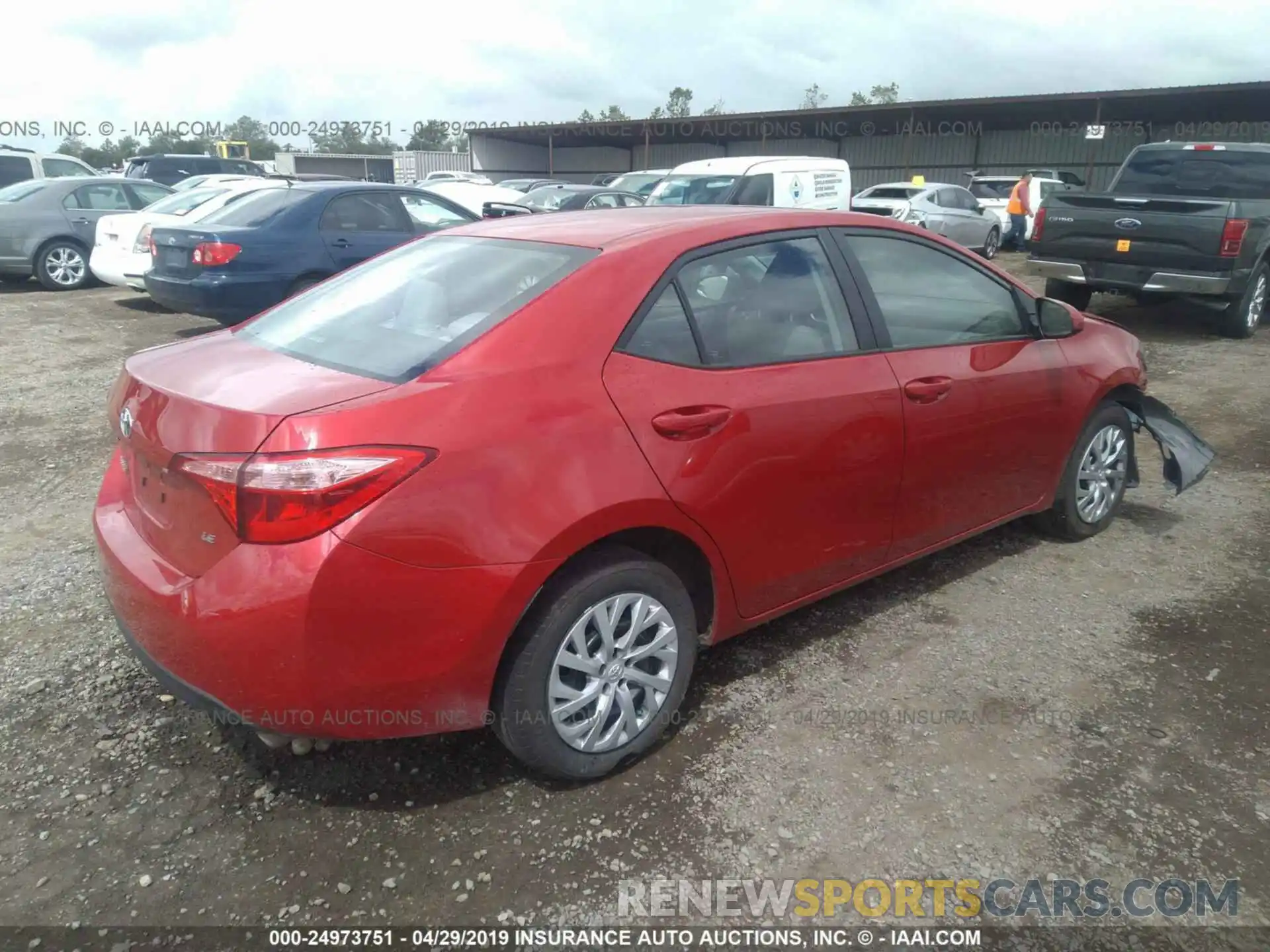 4 Photograph of a damaged car 5YFBURHE0KP914582 TOYOTA COROLLA 2019