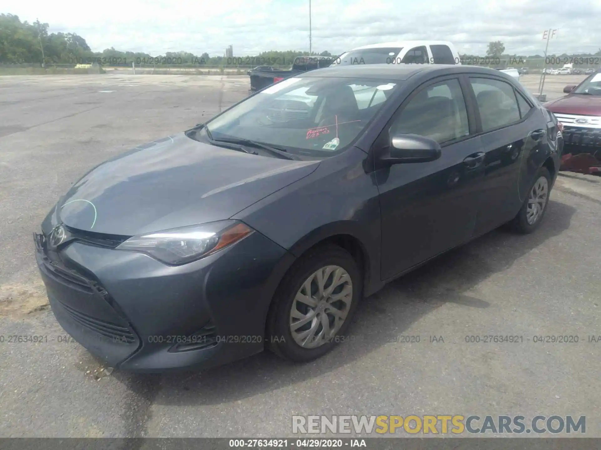 2 Photograph of a damaged car 5YFBURHE0KP915232 TOYOTA COROLLA 2019