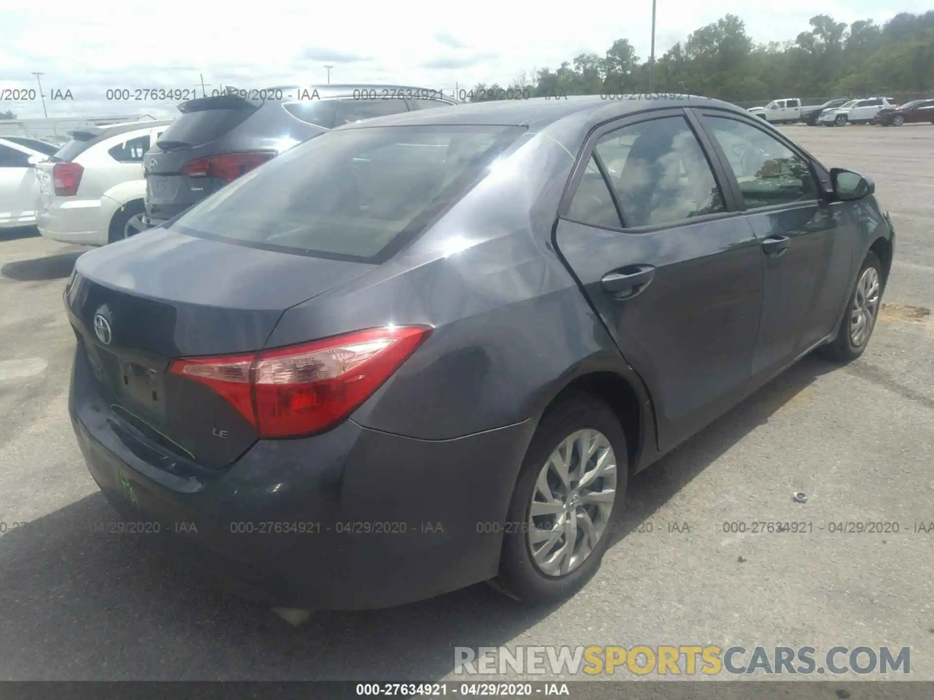 4 Photograph of a damaged car 5YFBURHE0KP915232 TOYOTA COROLLA 2019