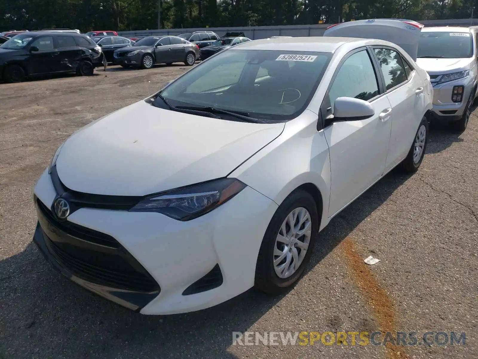 2 Photograph of a damaged car 5YFBURHE0KP915635 TOYOTA COROLLA 2019