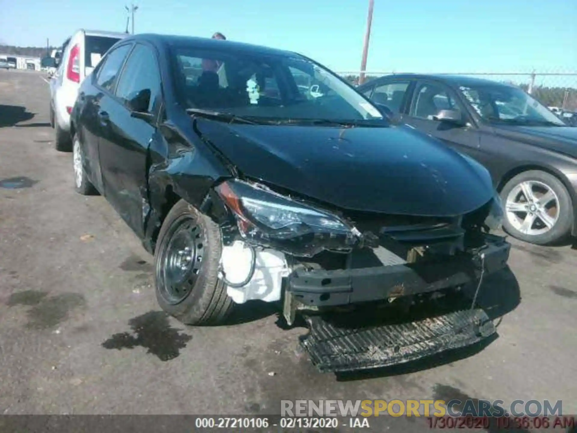 1 Photograph of a damaged car 5YFBURHE0KP915974 TOYOTA COROLLA 2019