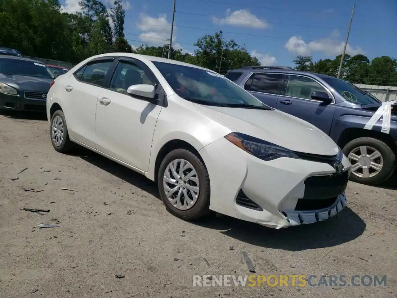 1 Photograph of a damaged car 5YFBURHE0KP916400 TOYOTA COROLLA 2019