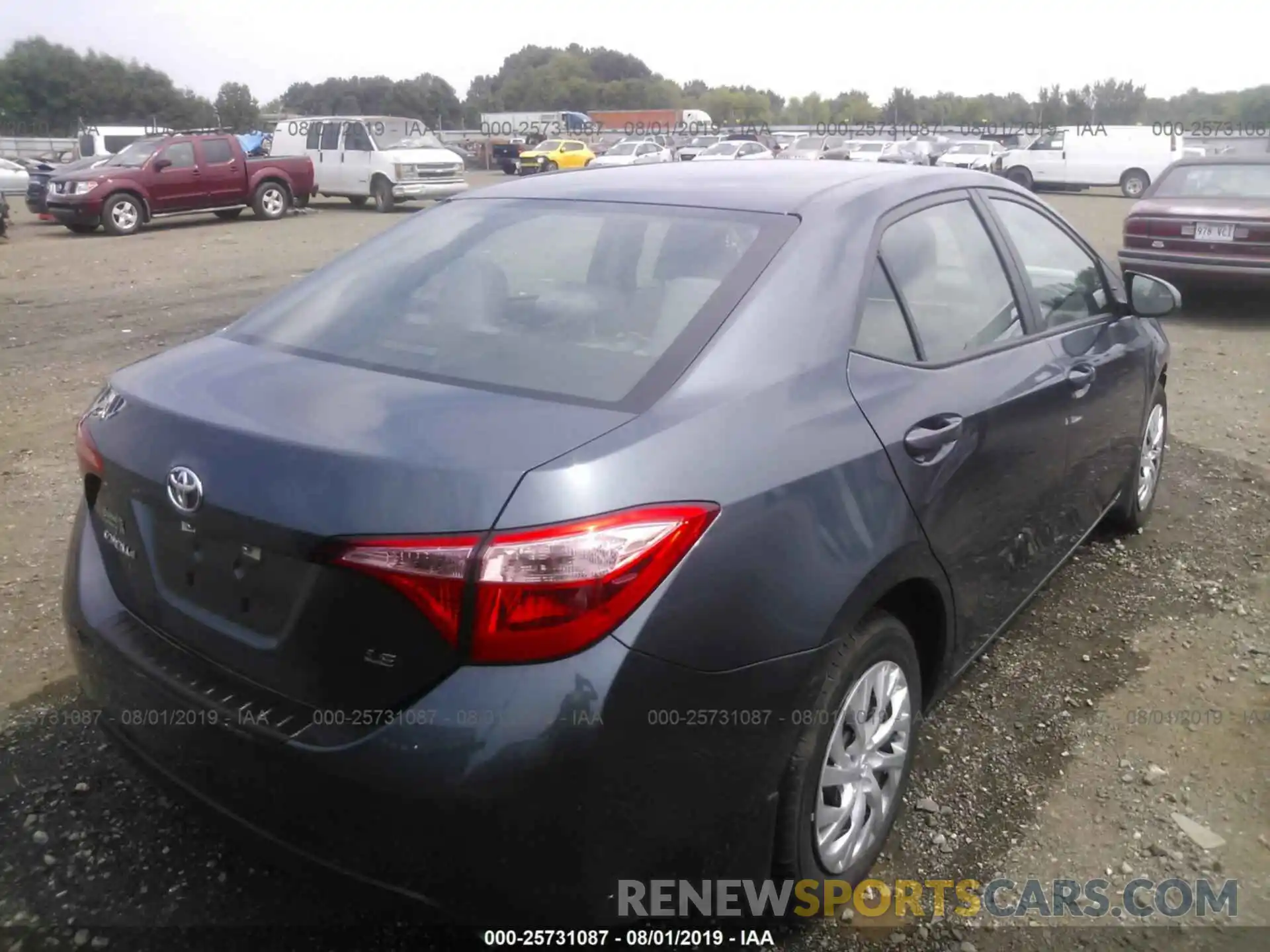 4 Photograph of a damaged car 5YFBURHE0KP916963 TOYOTA COROLLA 2019