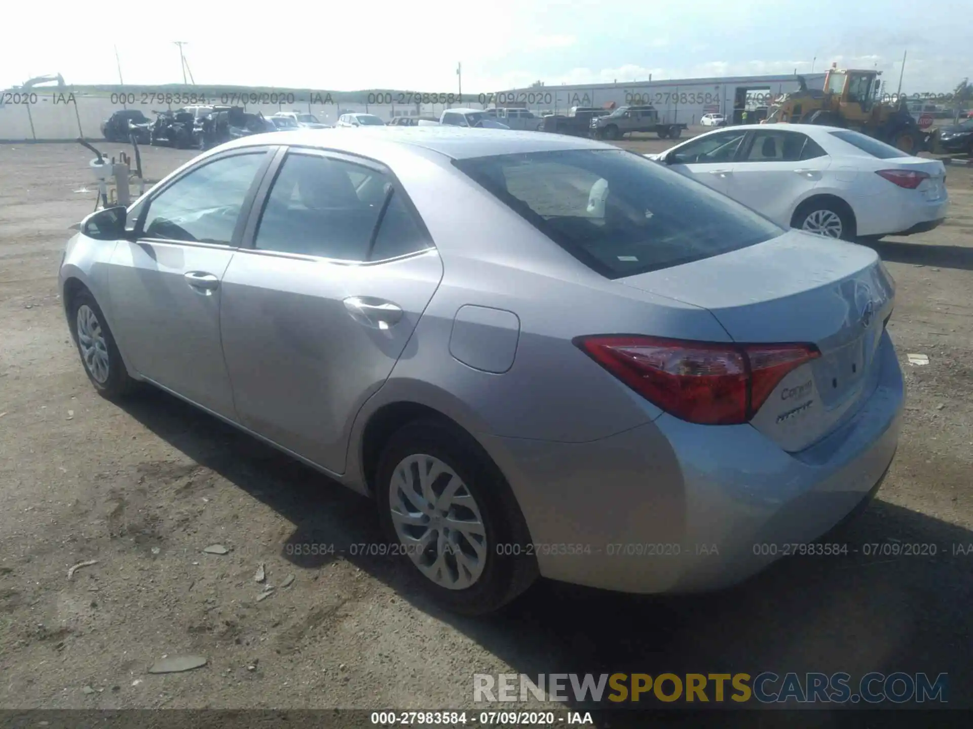 3 Photograph of a damaged car 5YFBURHE0KP917191 TOYOTA COROLLA 2019