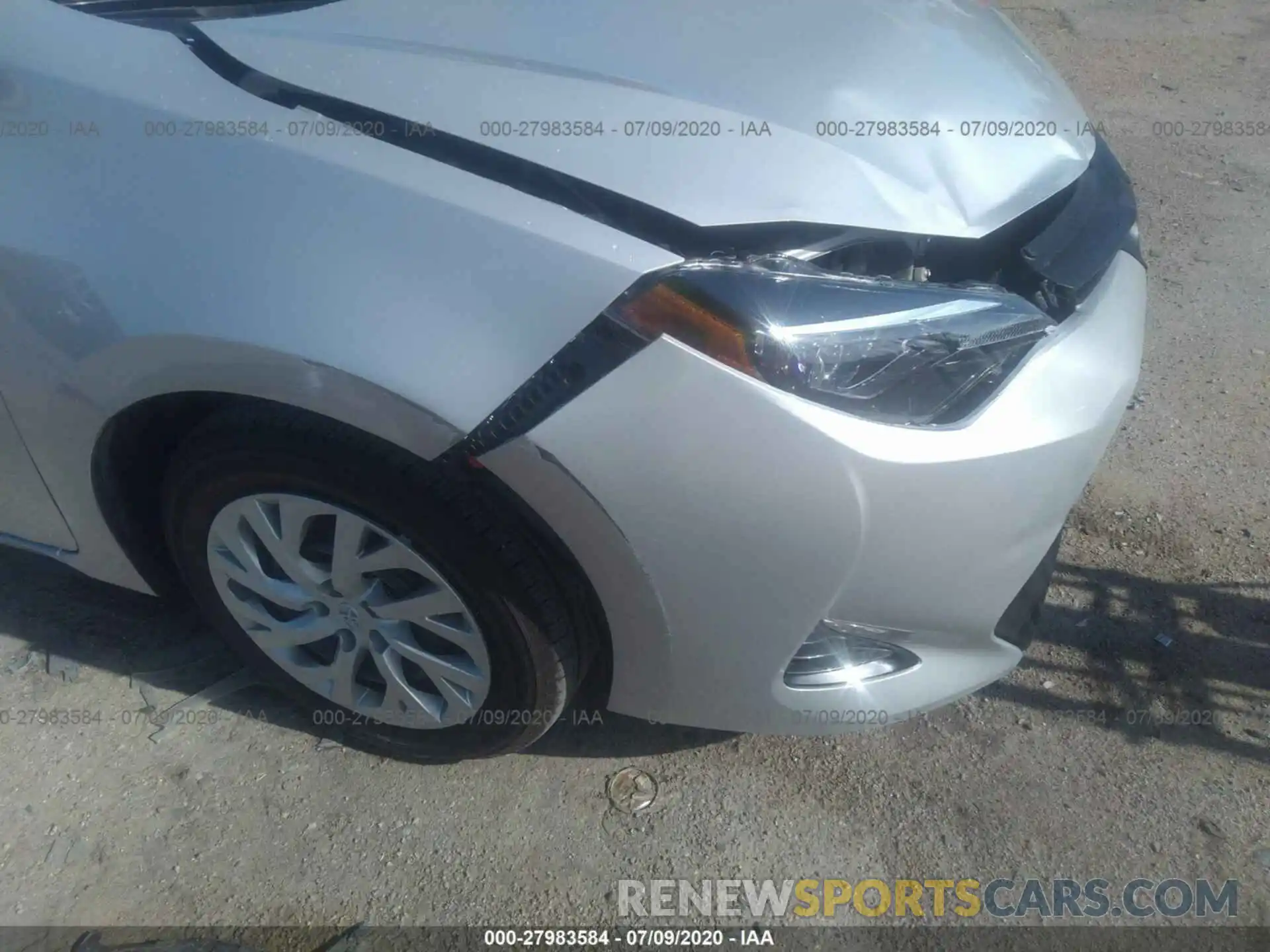 6 Photograph of a damaged car 5YFBURHE0KP917191 TOYOTA COROLLA 2019