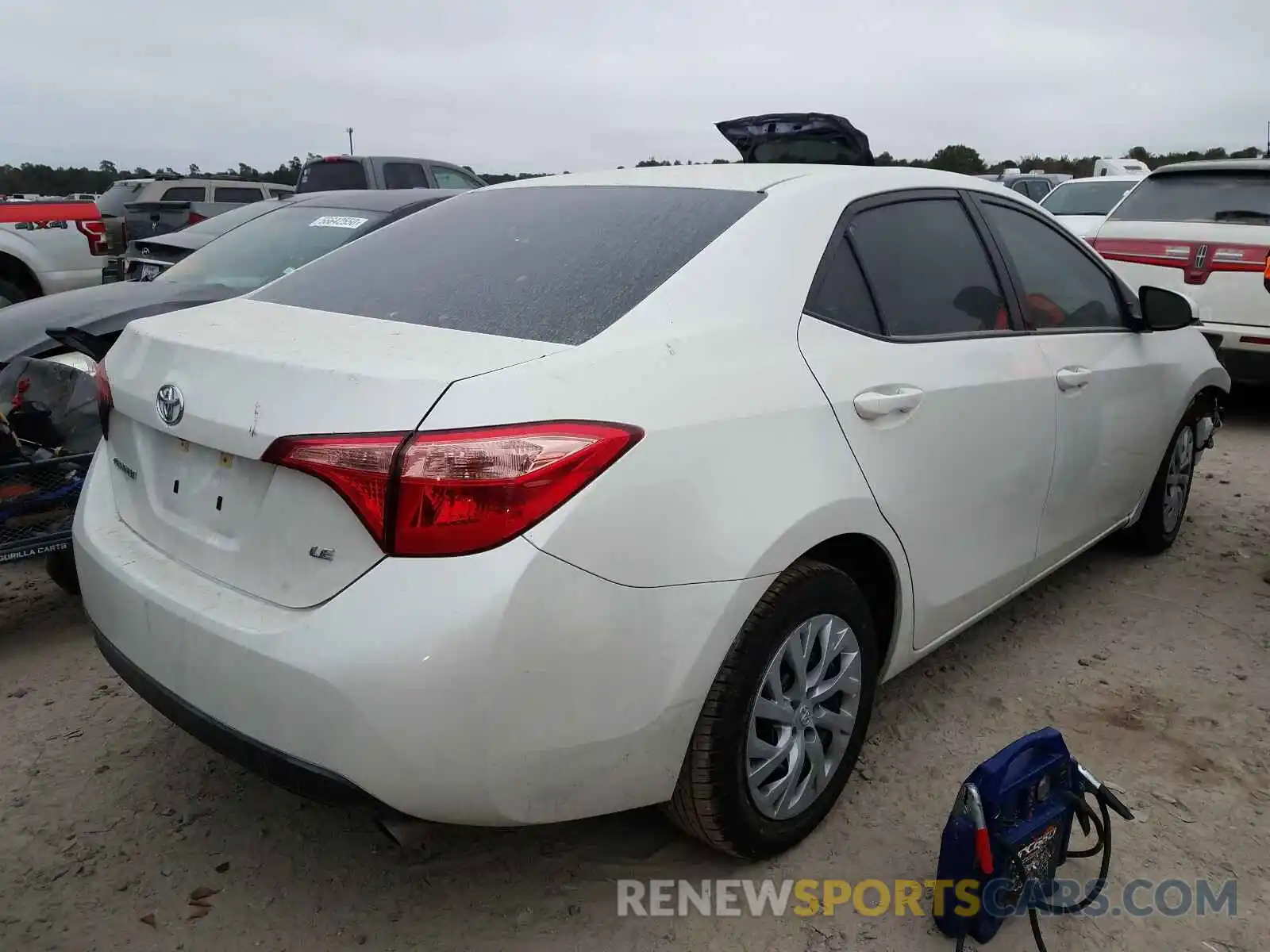 4 Photograph of a damaged car 5YFBURHE0KP917501 TOYOTA COROLLA 2019