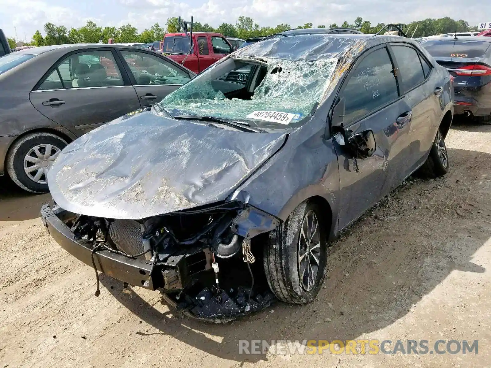 2 Photograph of a damaged car 5YFBURHE0KP917904 TOYOTA COROLLA 2019