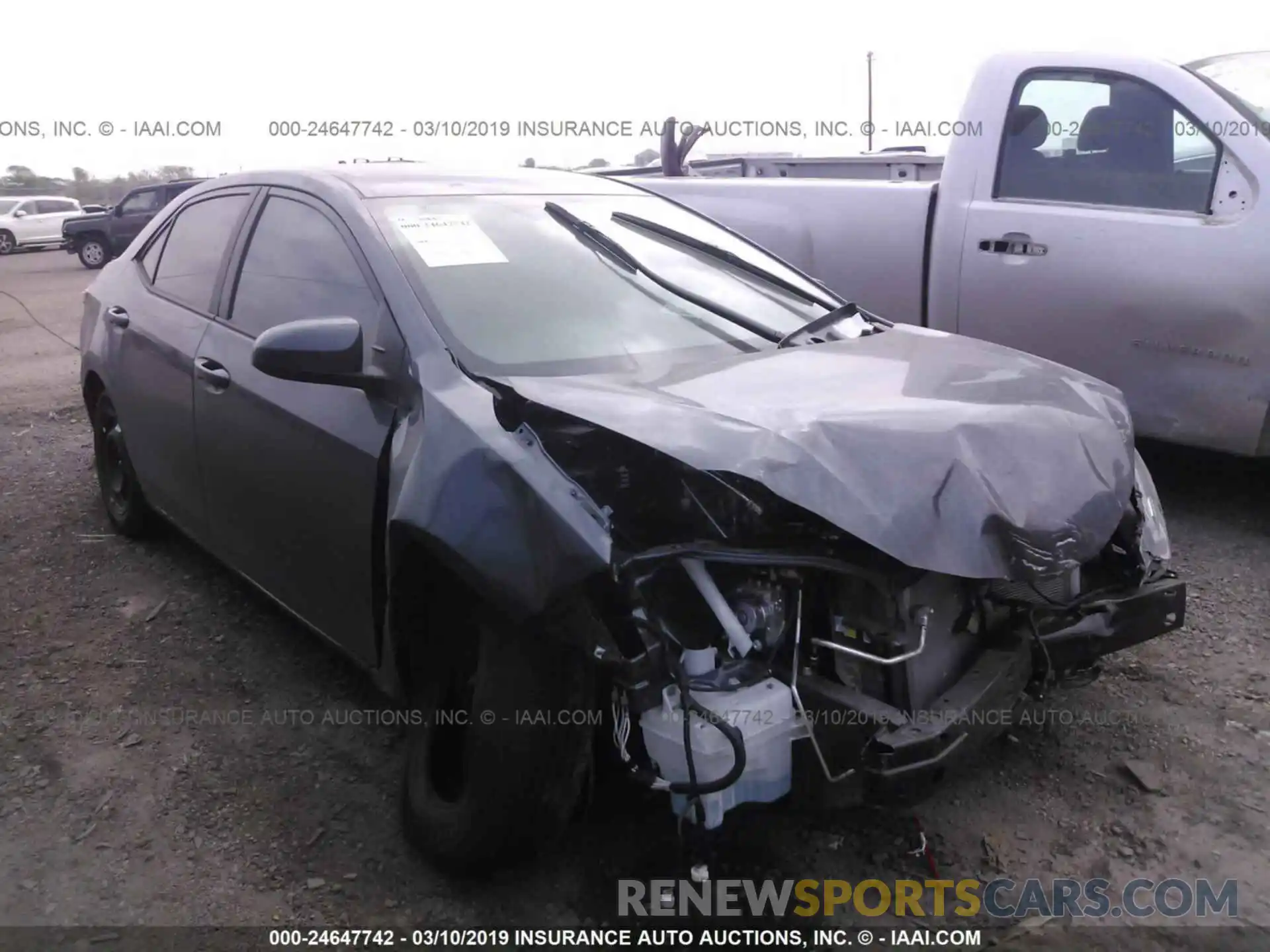 1 Photograph of a damaged car 5YFBURHE0KP918194 TOYOTA COROLLA 2019