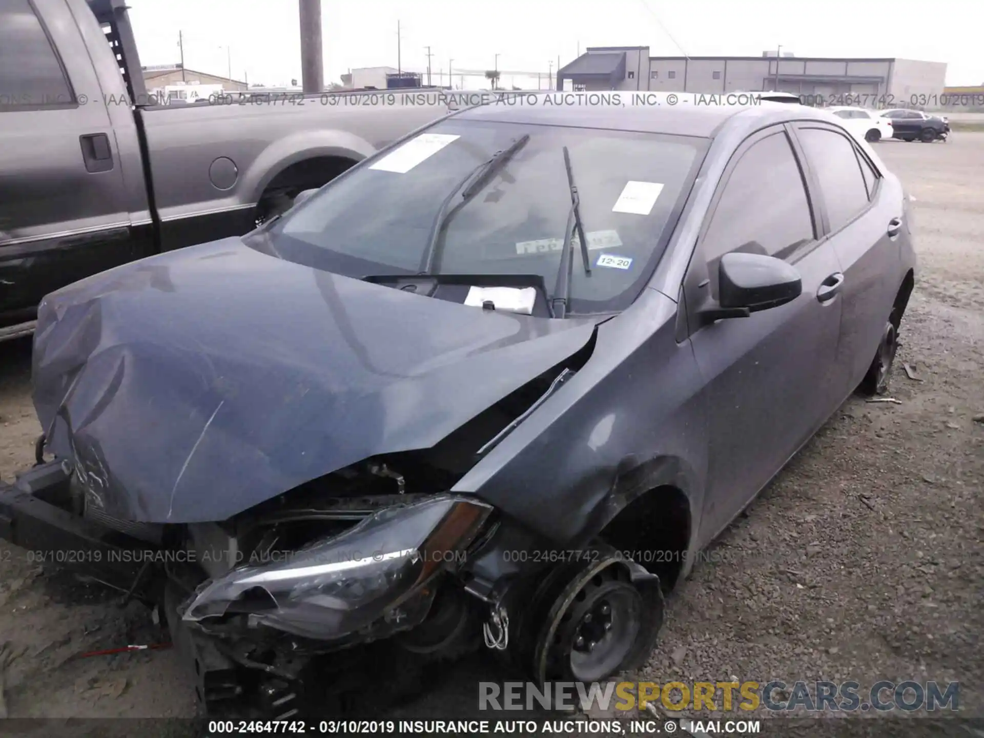 2 Photograph of a damaged car 5YFBURHE0KP918194 TOYOTA COROLLA 2019