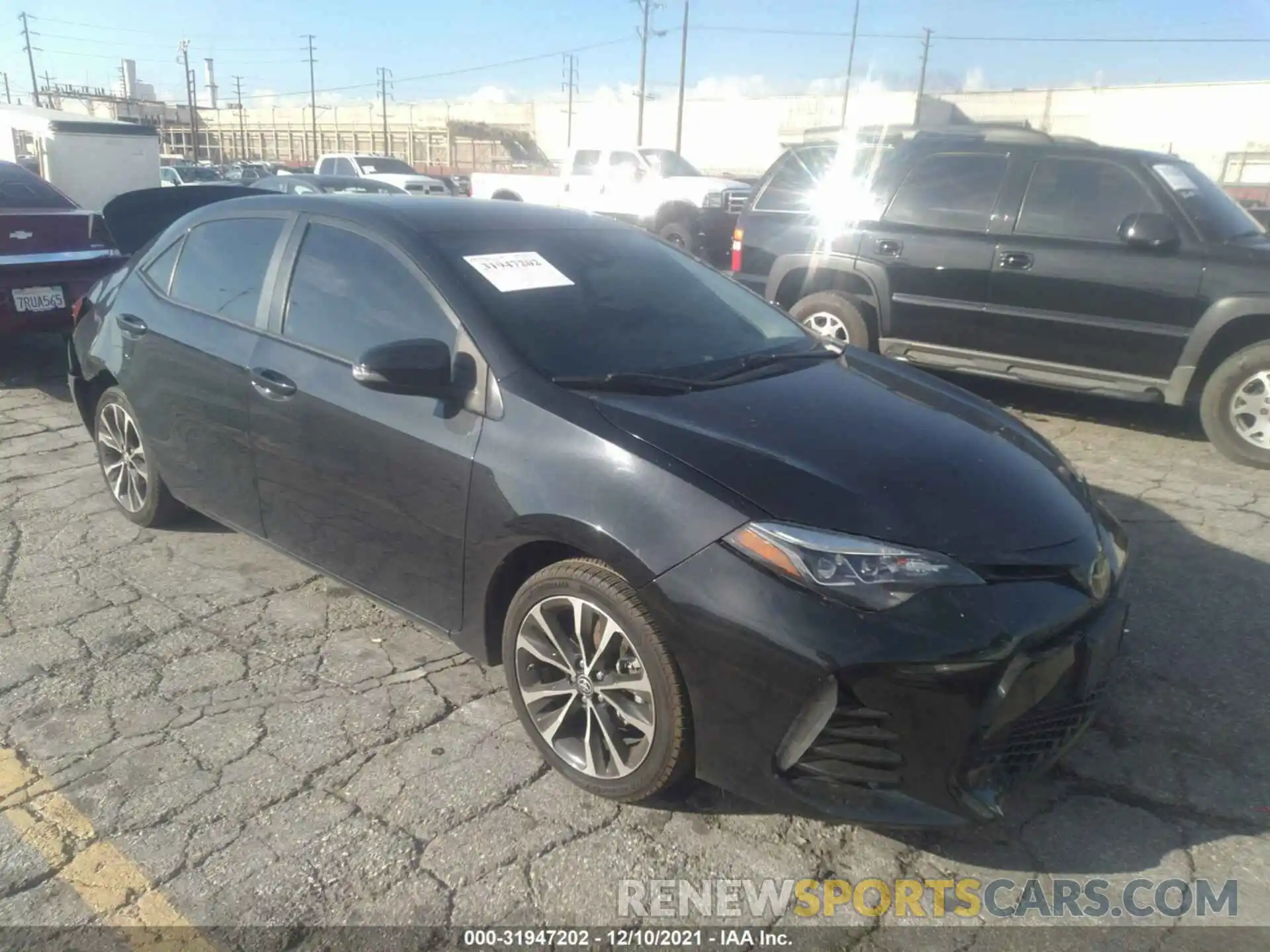 1 Photograph of a damaged car 5YFBURHE0KP918387 TOYOTA COROLLA 2019