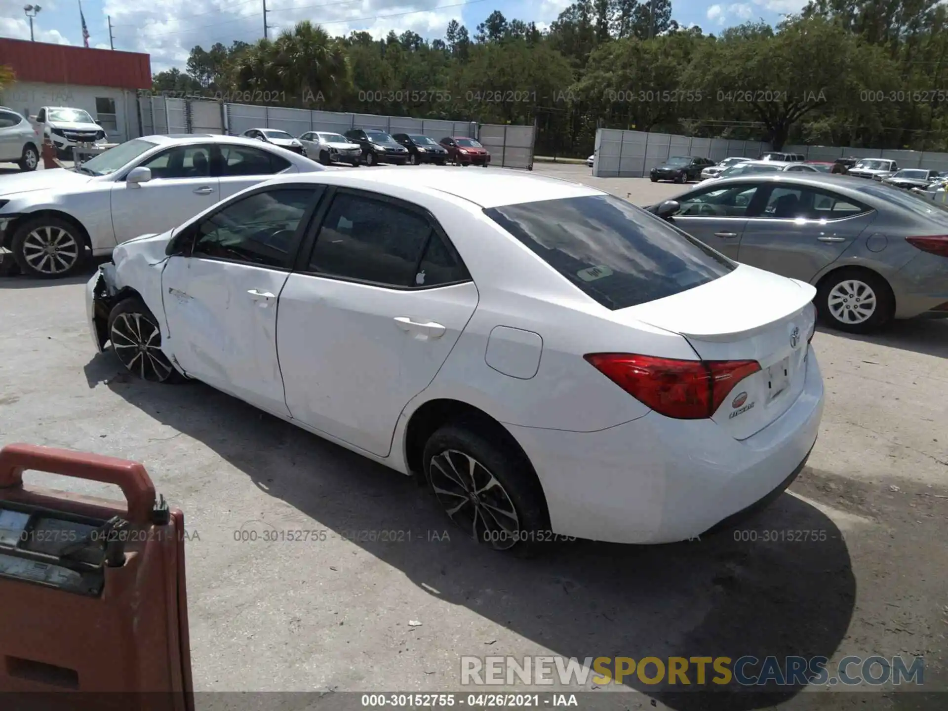 3 Photograph of a damaged car 5YFBURHE0KP918552 TOYOTA COROLLA 2019