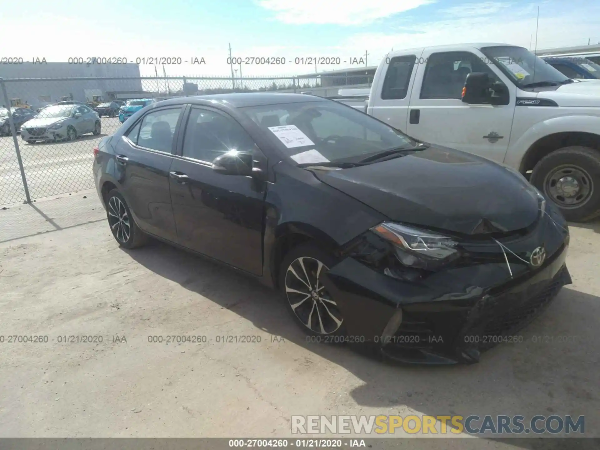 1 Photograph of a damaged car 5YFBURHE0KP918678 TOYOTA COROLLA 2019