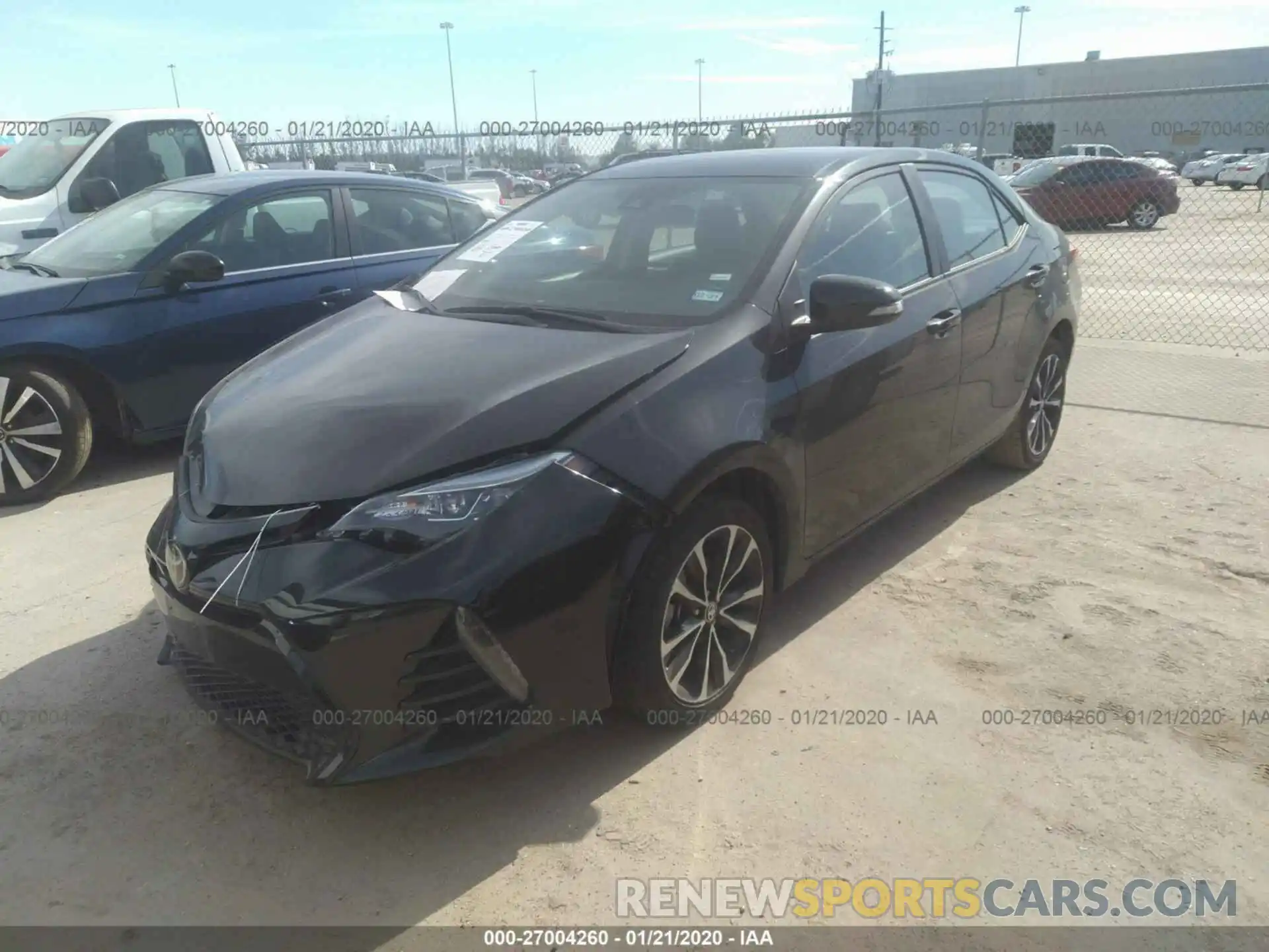 2 Photograph of a damaged car 5YFBURHE0KP918678 TOYOTA COROLLA 2019