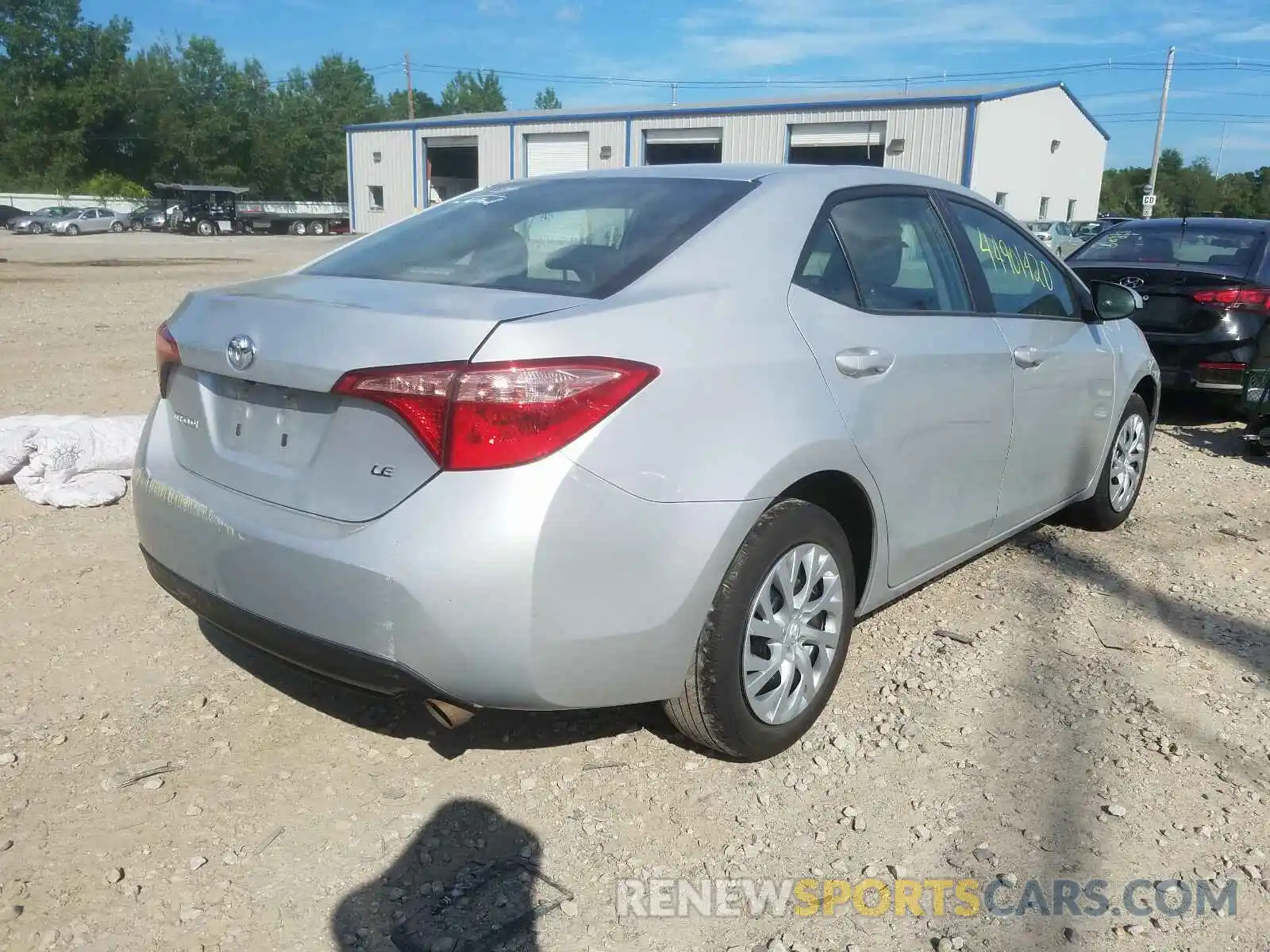 4 Photograph of a damaged car 5YFBURHE0KP919135 TOYOTA COROLLA 2019