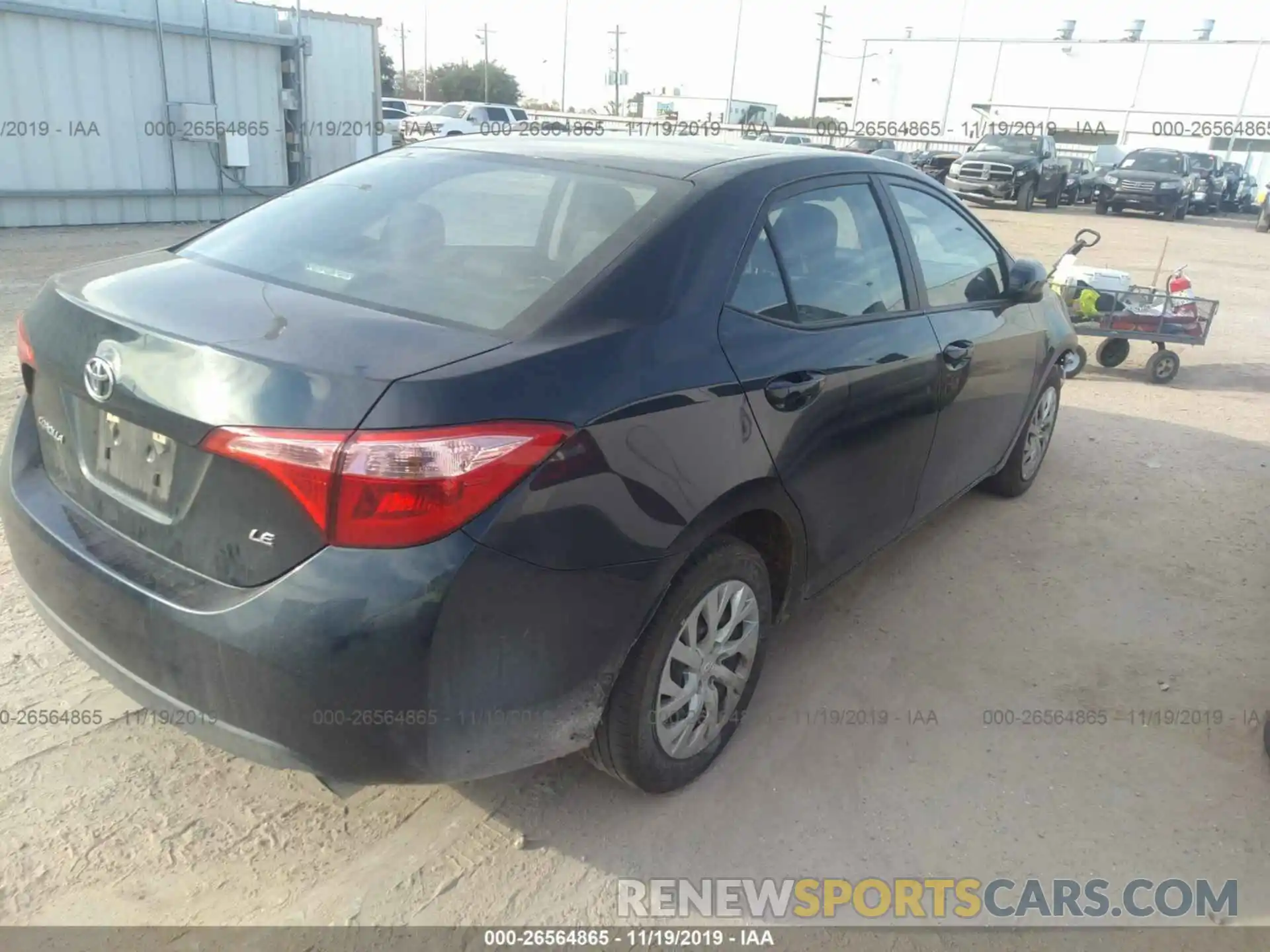 4 Photograph of a damaged car 5YFBURHE0KP919488 TOYOTA COROLLA 2019