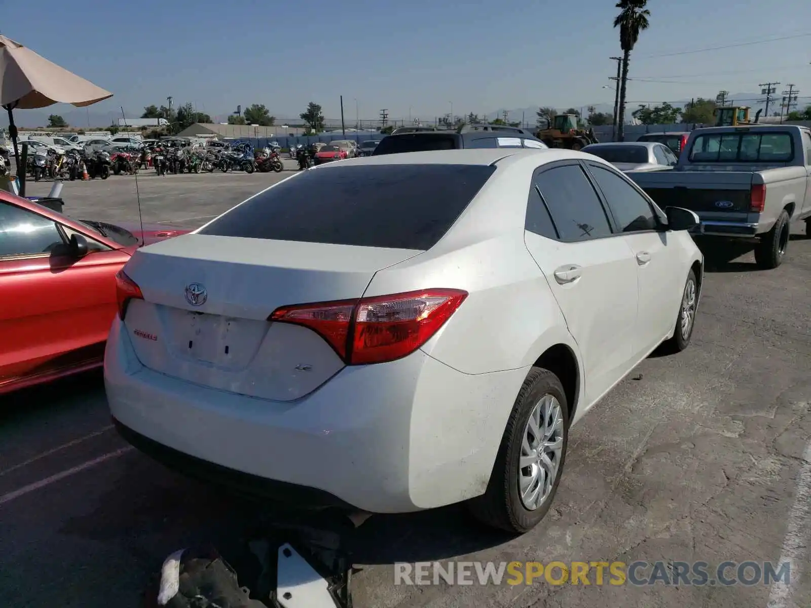 4 Photograph of a damaged car 5YFBURHE0KP919832 TOYOTA COROLLA 2019