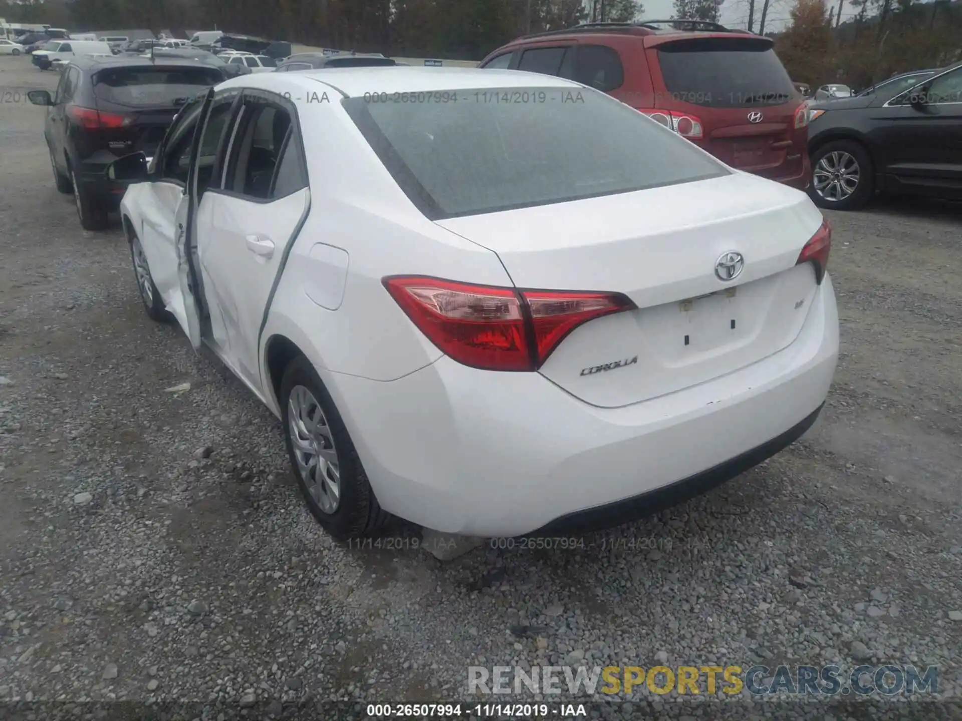 3 Photograph of a damaged car 5YFBURHE0KP919877 TOYOTA COROLLA 2019