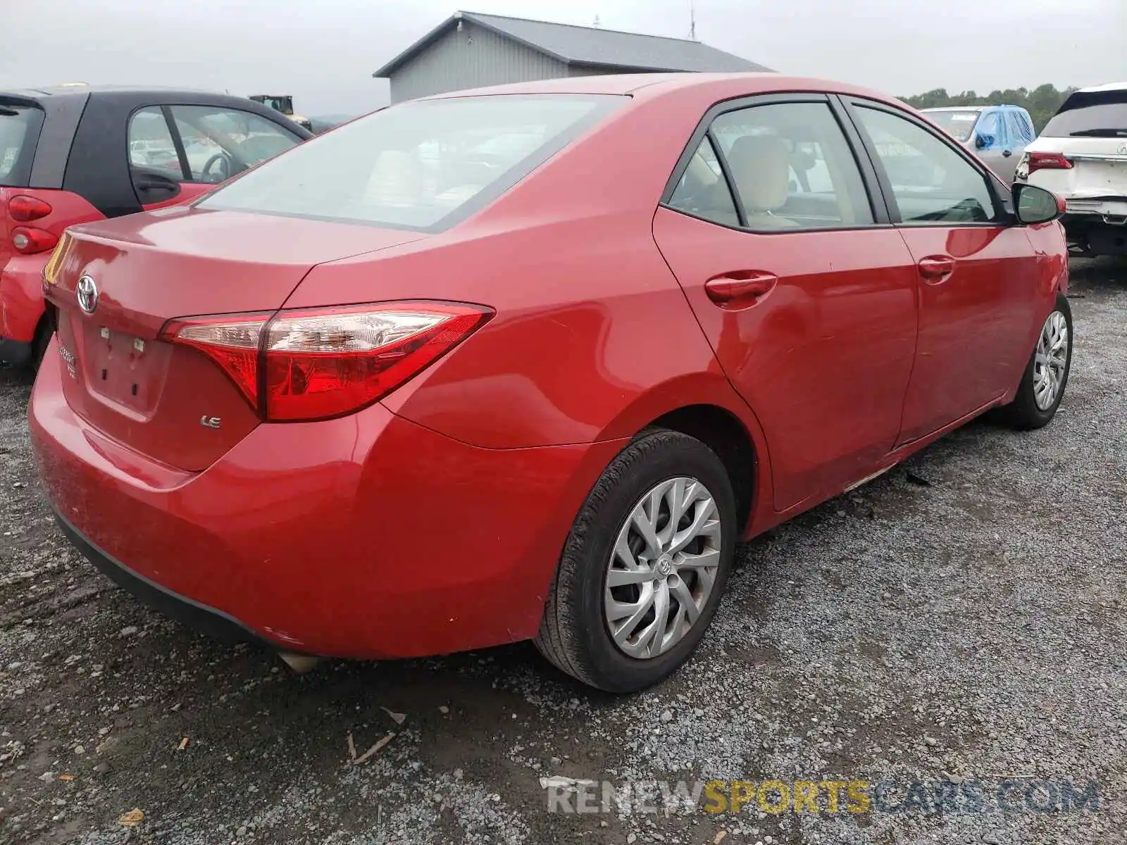 4 Photograph of a damaged car 5YFBURHE0KP919894 TOYOTA COROLLA 2019