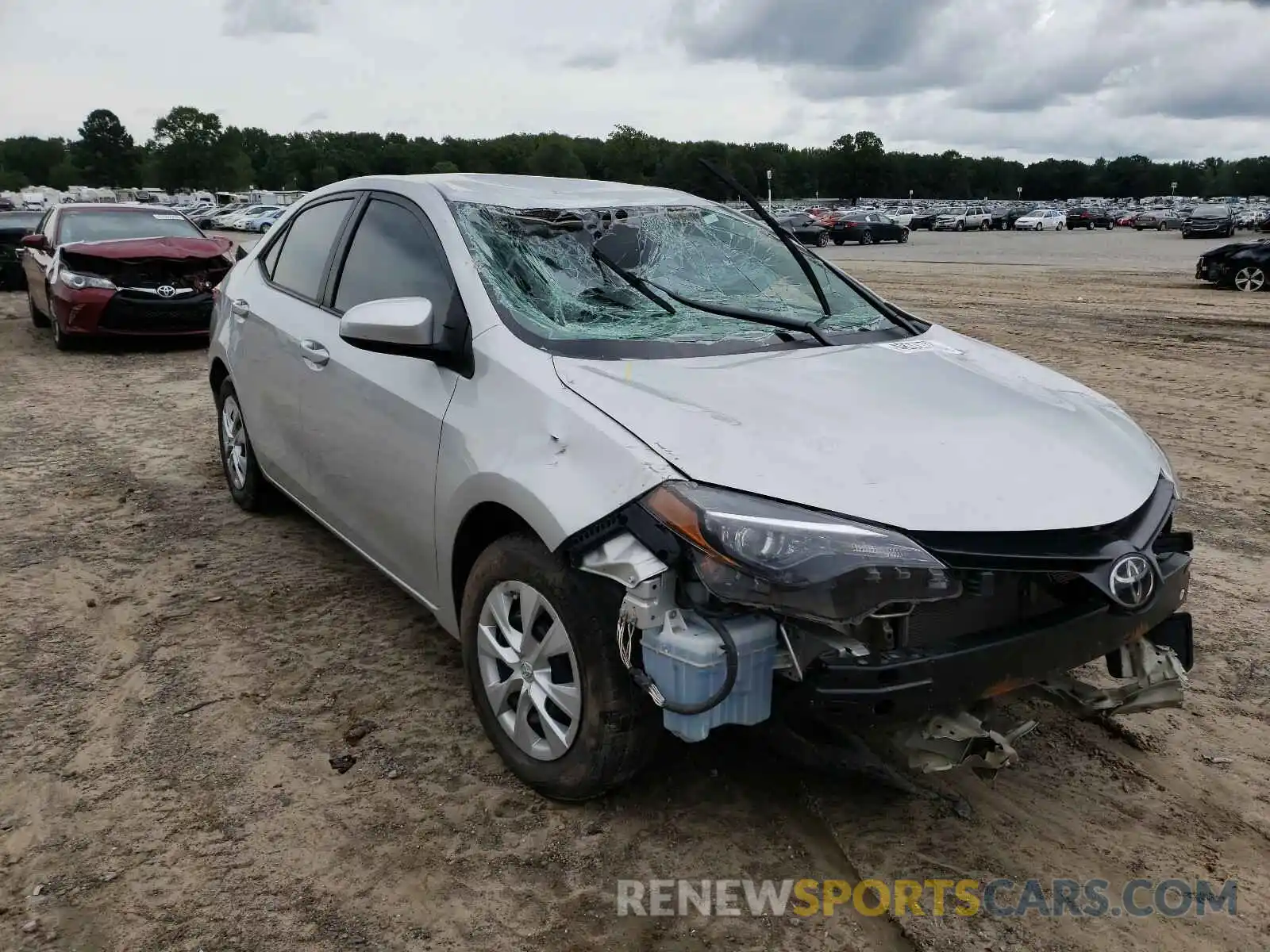 1 Photograph of a damaged car 5YFBURHE0KP920365 TOYOTA COROLLA 2019