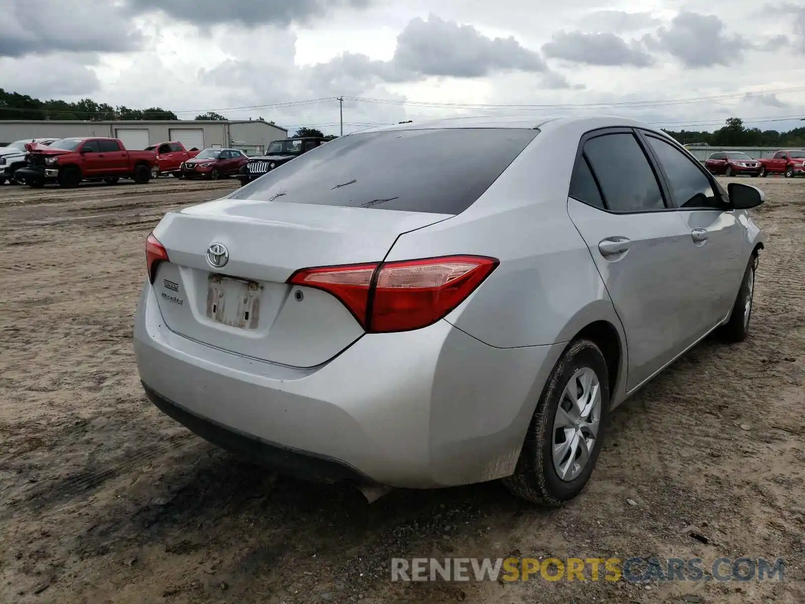 4 Photograph of a damaged car 5YFBURHE0KP920365 TOYOTA COROLLA 2019