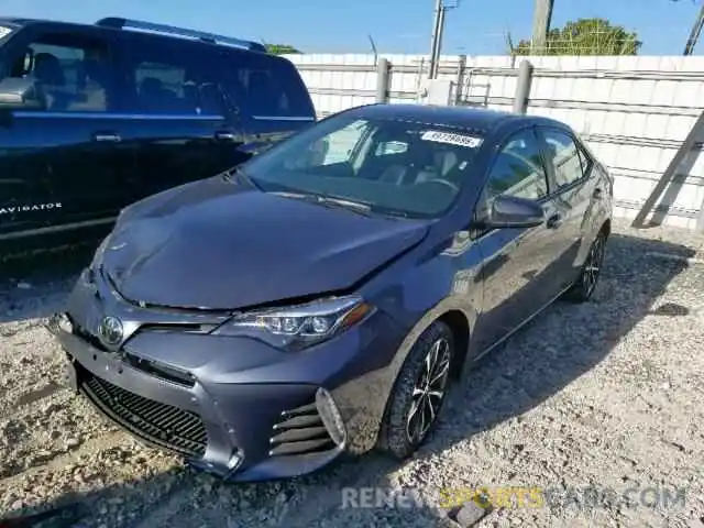 2 Photograph of a damaged car 5YFBURHE0KP920771 TOYOTA COROLLA 2019