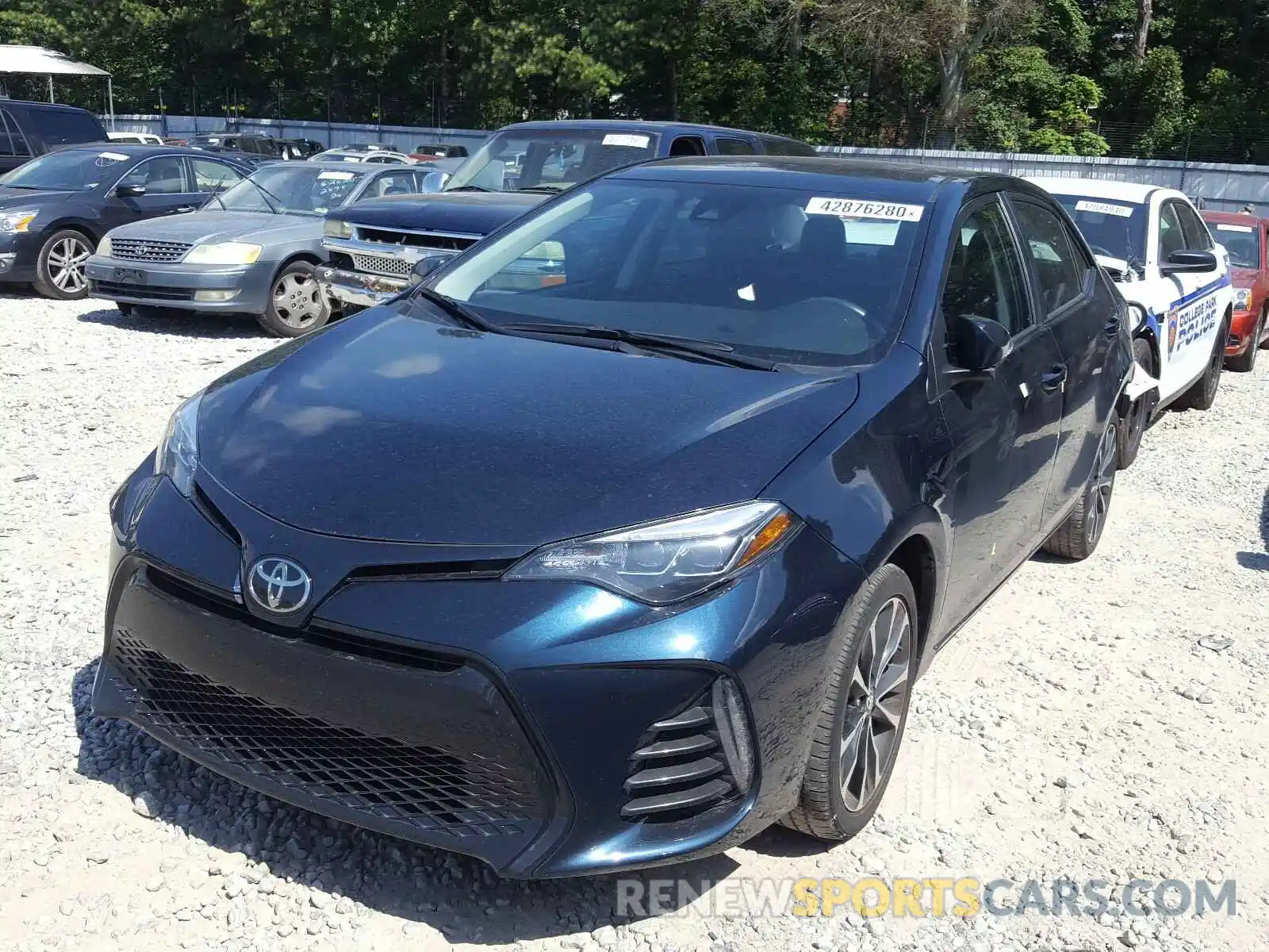 2 Photograph of a damaged car 5YFBURHE0KP920852 TOYOTA COROLLA 2019