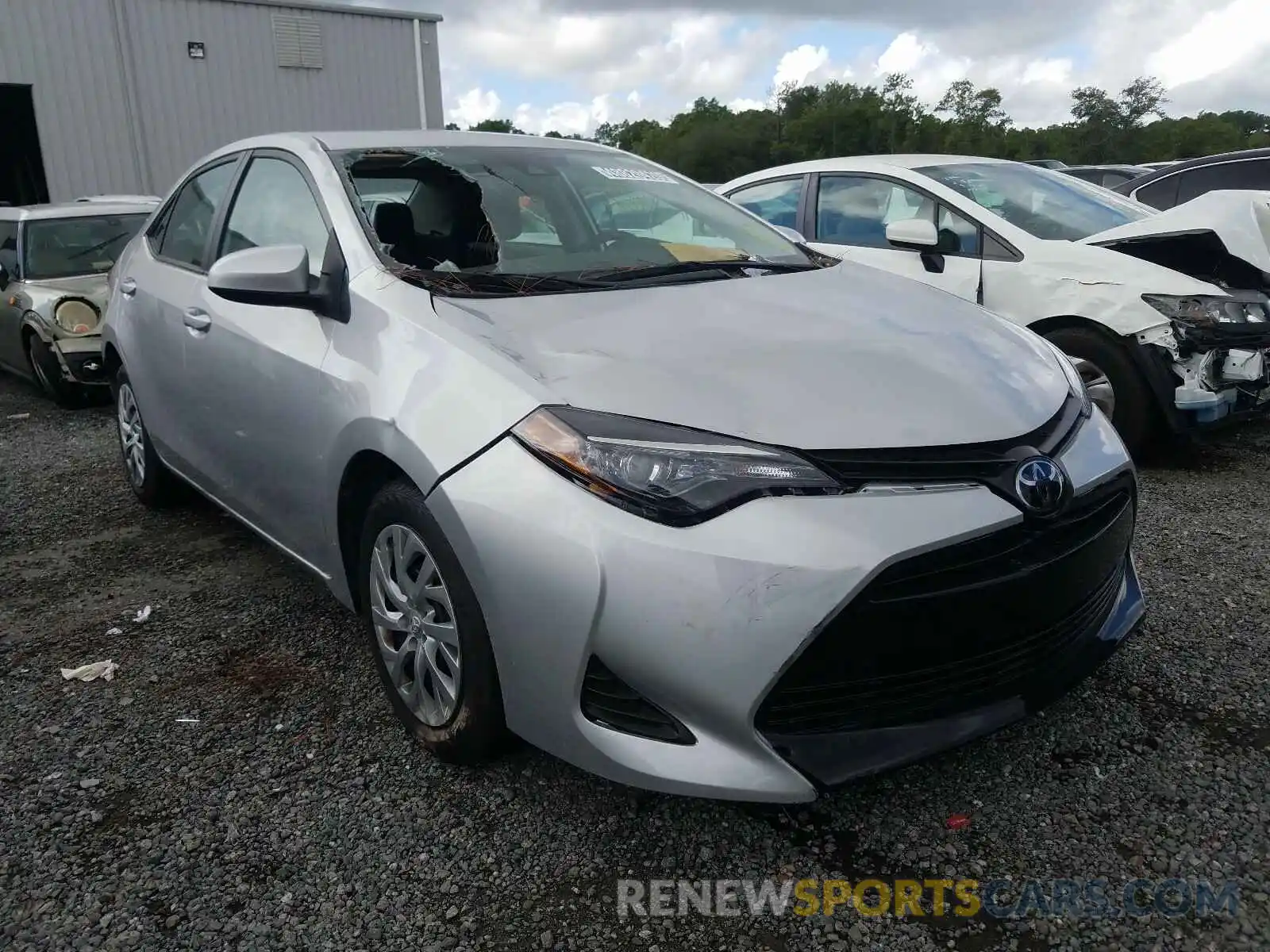 1 Photograph of a damaged car 5YFBURHE0KP920981 TOYOTA COROLLA 2019