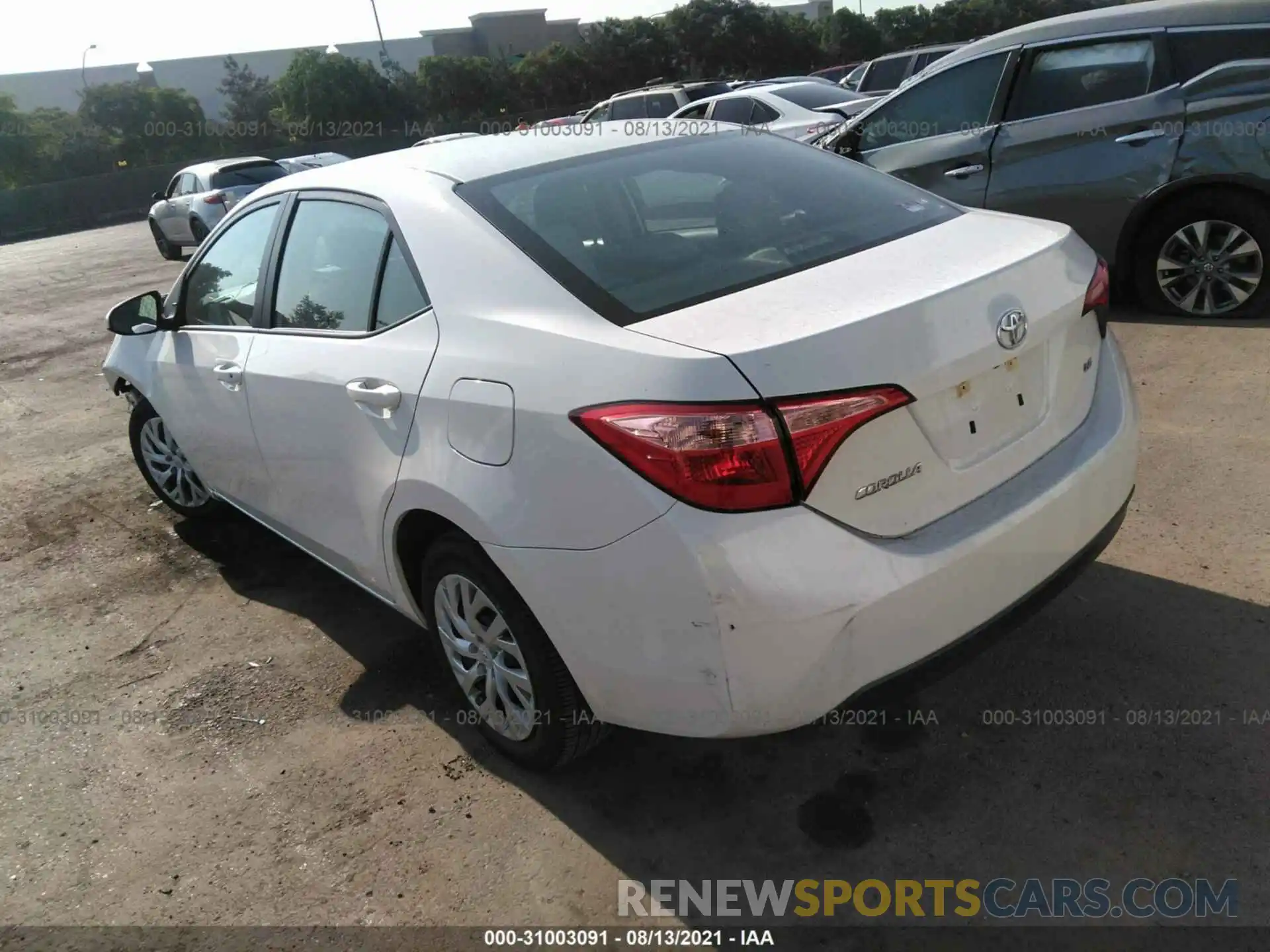 3 Photograph of a damaged car 5YFBURHE0KP921600 TOYOTA COROLLA 2019