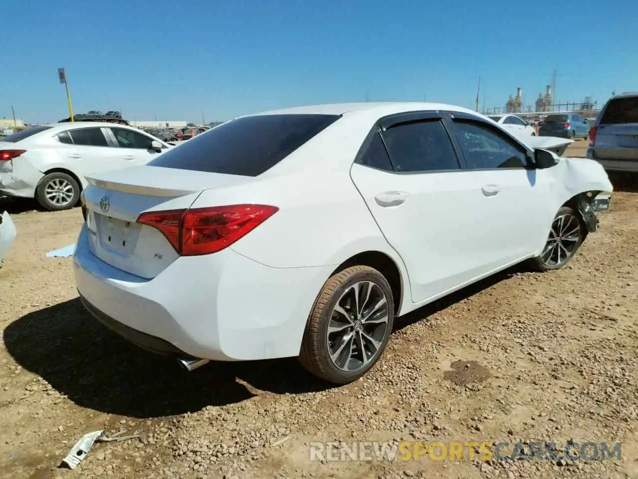 4 Фотография поврежденного автомобиля 5YFBURHE0KP921614 TOYOTA COROLLA 2019