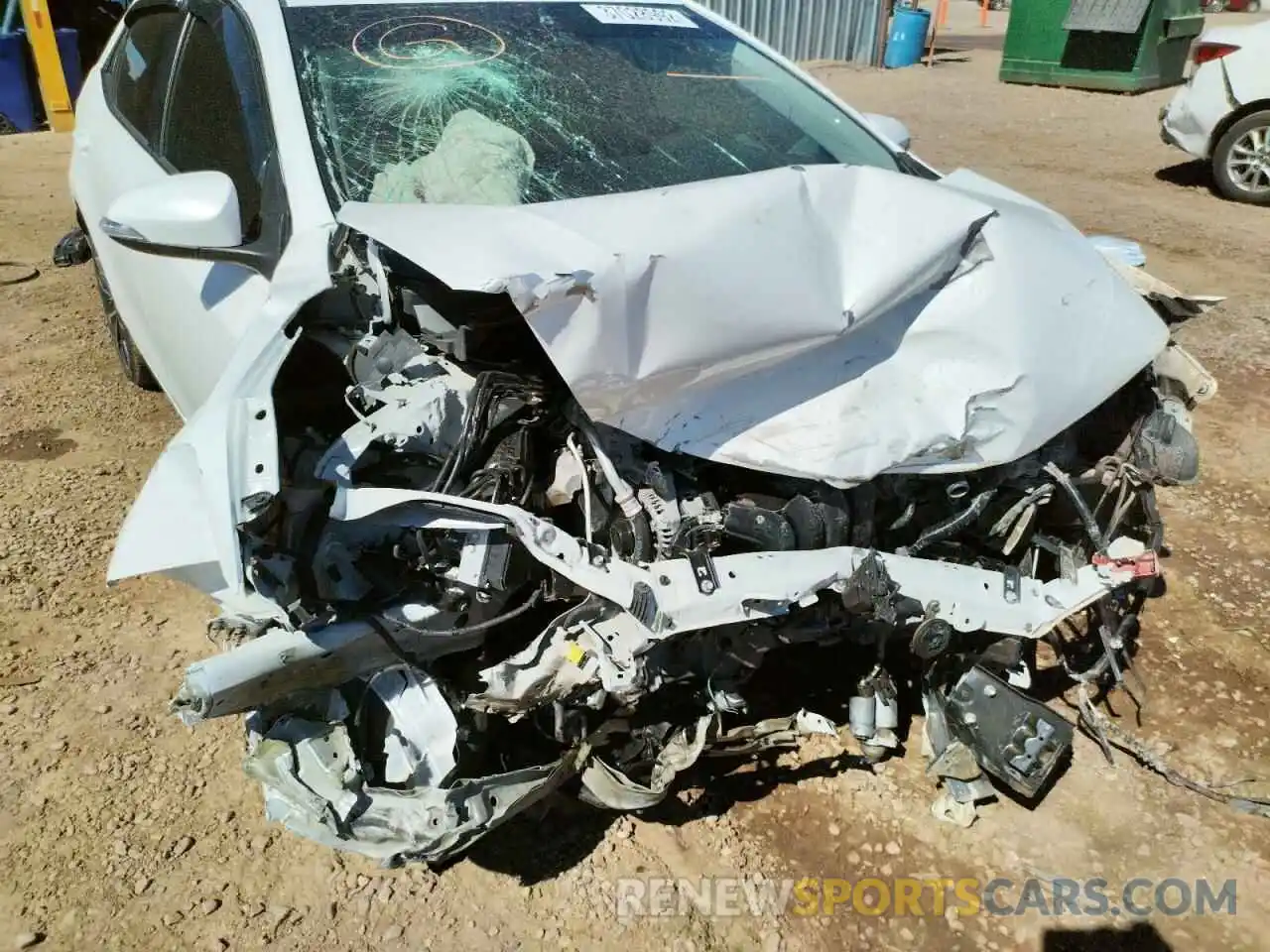 9 Photograph of a damaged car 5YFBURHE0KP921614 TOYOTA COROLLA 2019