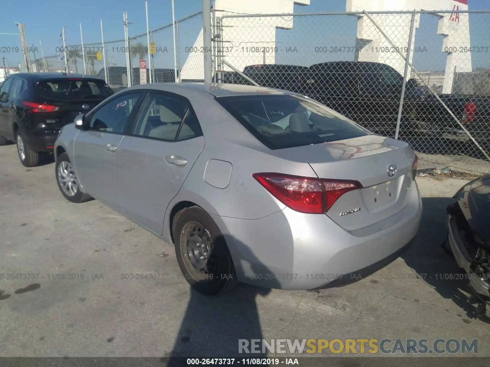 3 Photograph of a damaged car 5YFBURHE0KP921676 TOYOTA COROLLA 2019