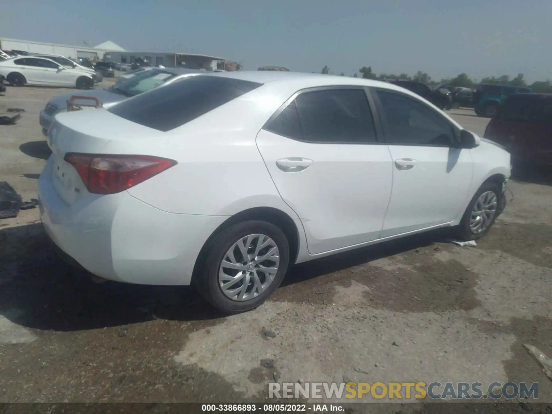 4 Photograph of a damaged car 5YFBURHE0KP921886 TOYOTA COROLLA 2019