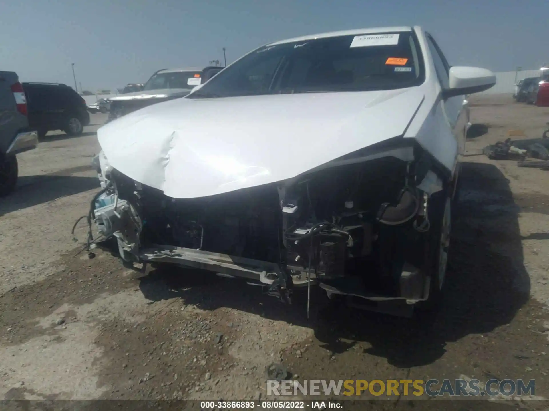 6 Photograph of a damaged car 5YFBURHE0KP921886 TOYOTA COROLLA 2019