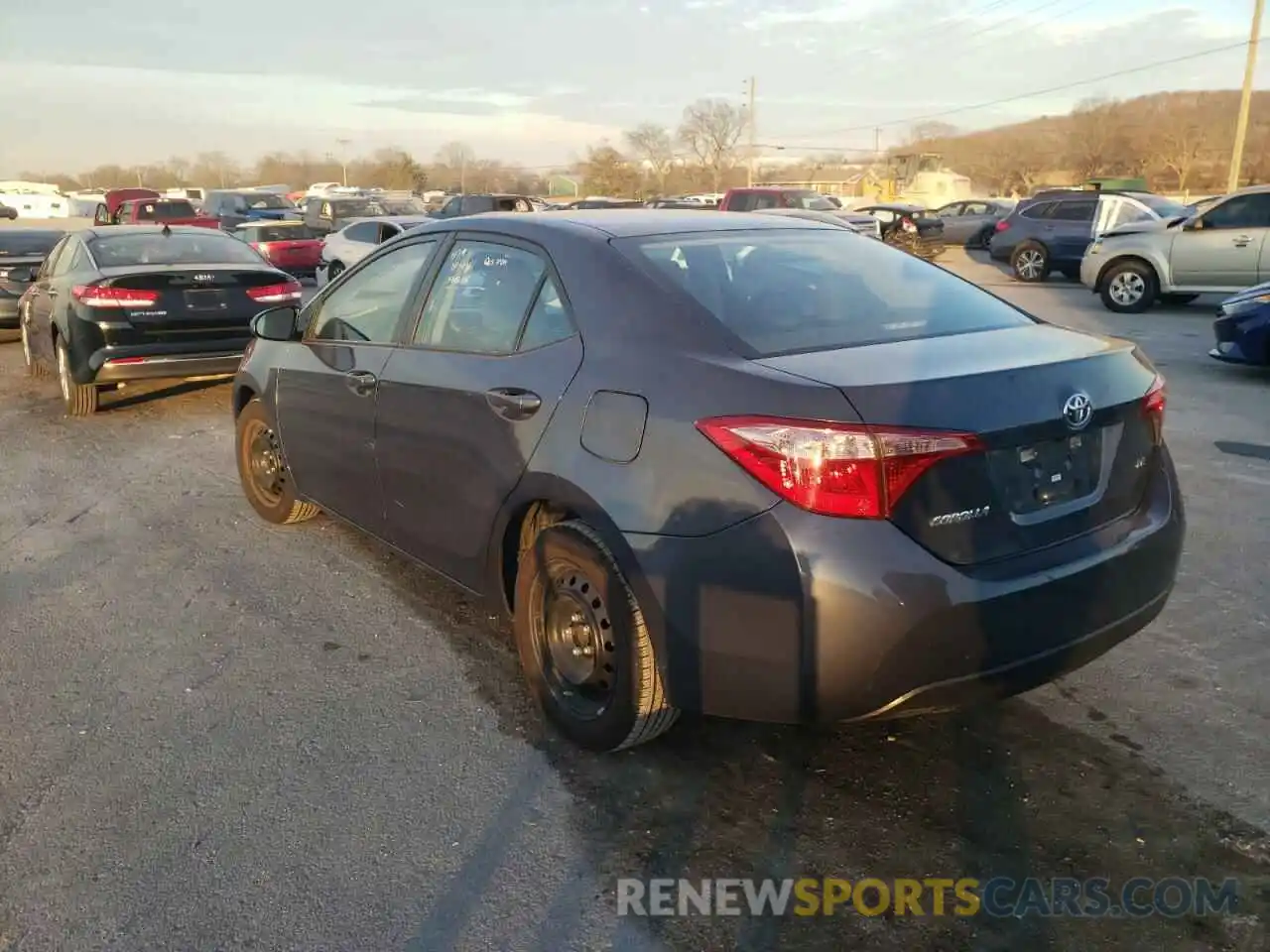 3 Photograph of a damaged car 5YFBURHE0KP922407 TOYOTA COROLLA 2019