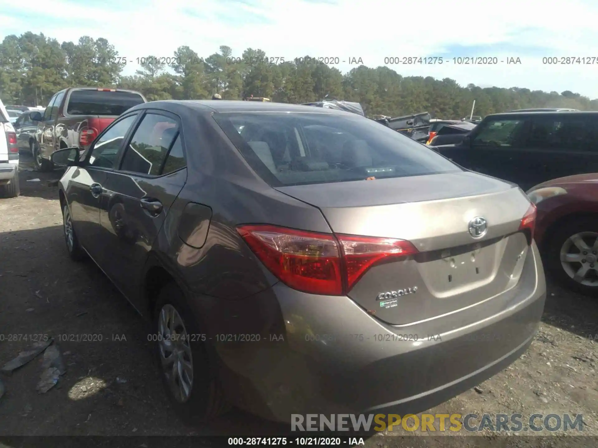 3 Photograph of a damaged car 5YFBURHE0KP922410 TOYOTA COROLLA 2019