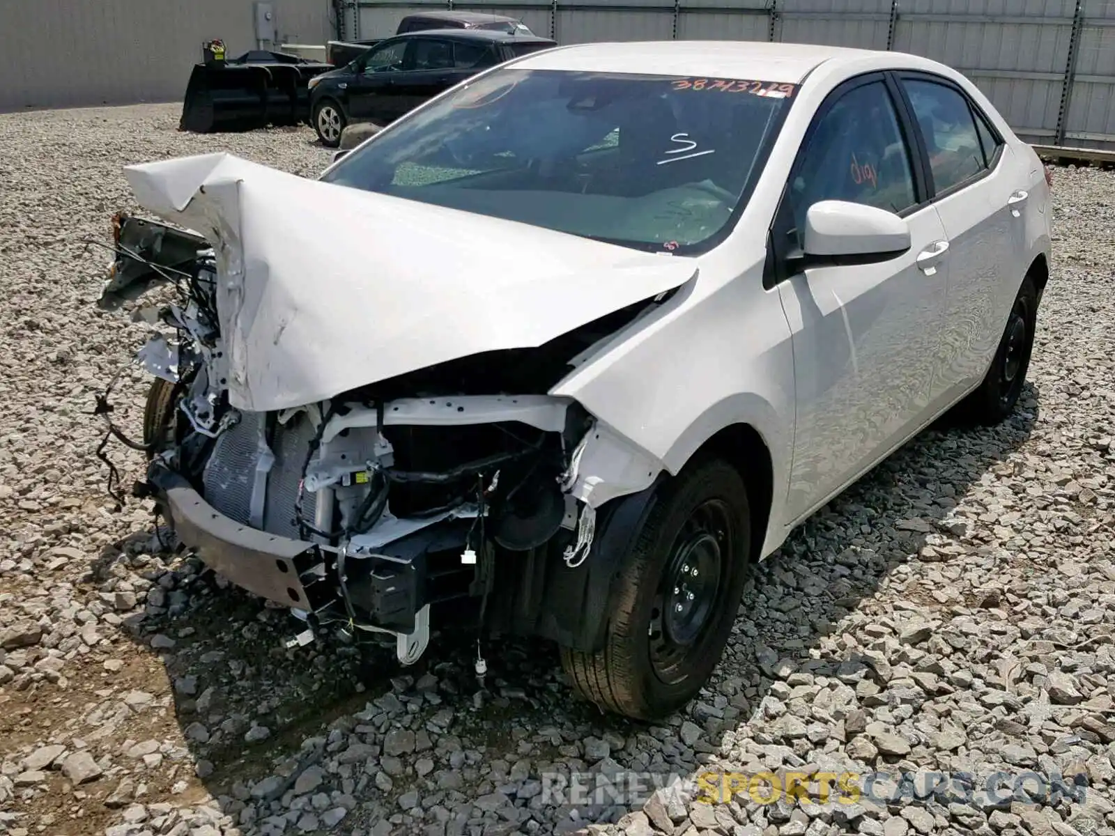 2 Photograph of a damaged car 5YFBURHE0KP922522 TOYOTA COROLLA 2019