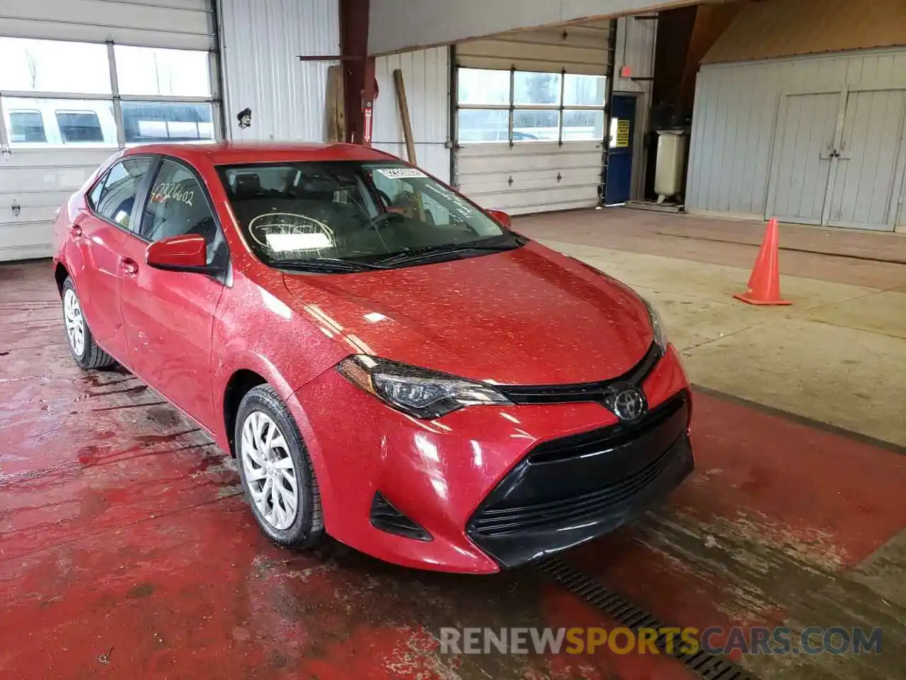 1 Photograph of a damaged car 5YFBURHE0KP924674 TOYOTA COROLLA 2019