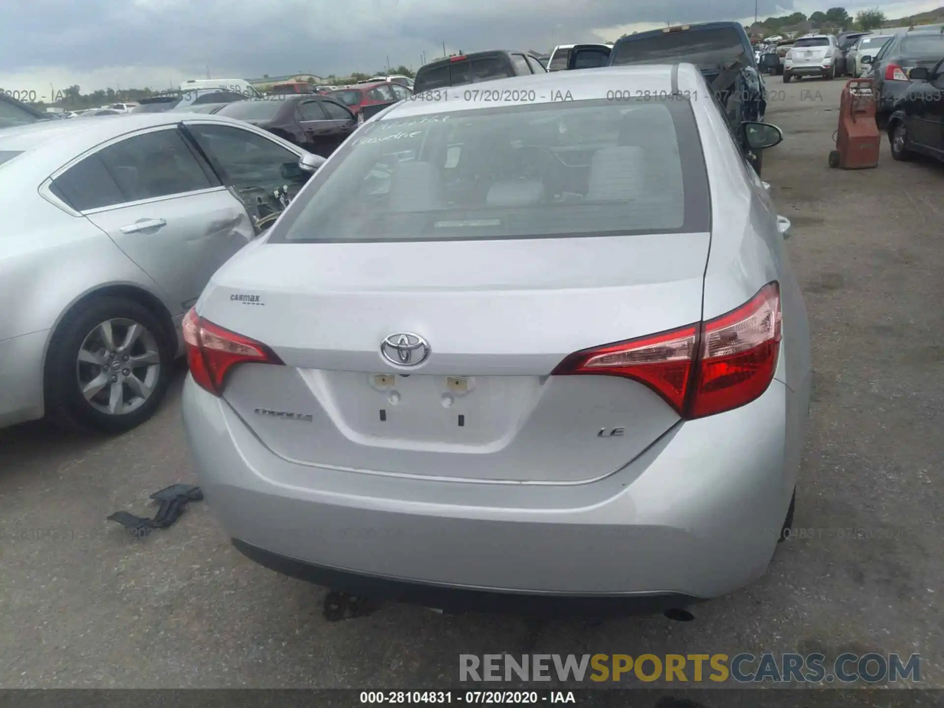 6 Photograph of a damaged car 5YFBURHE0KP925470 TOYOTA COROLLA 2019