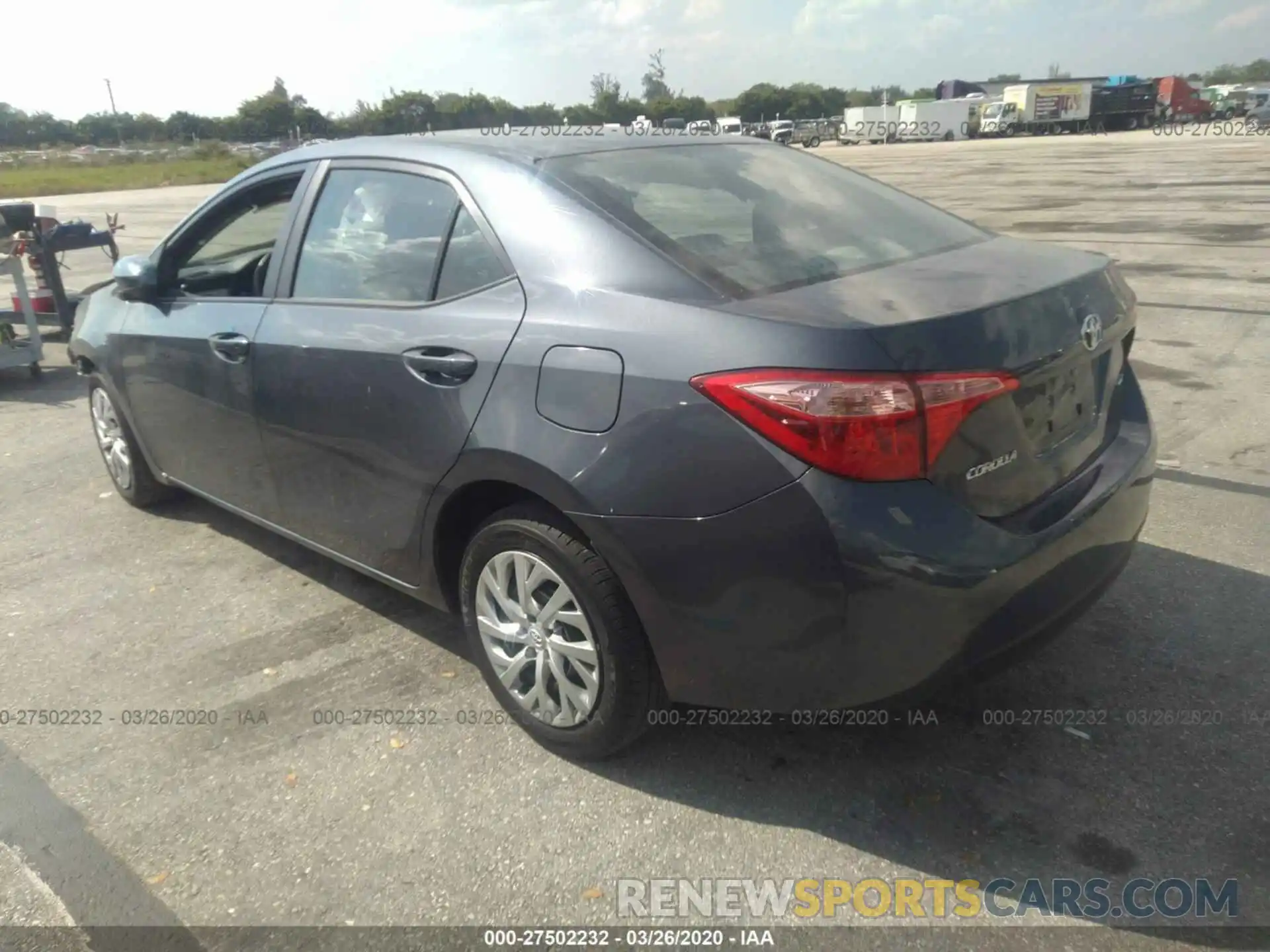 3 Photograph of a damaged car 5YFBURHE0KP925985 TOYOTA COROLLA 2019