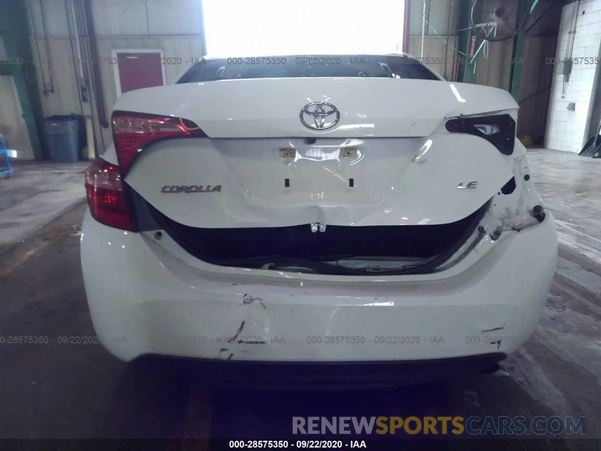 6 Photograph of a damaged car 5YFBURHE0KP926442 TOYOTA COROLLA 2019