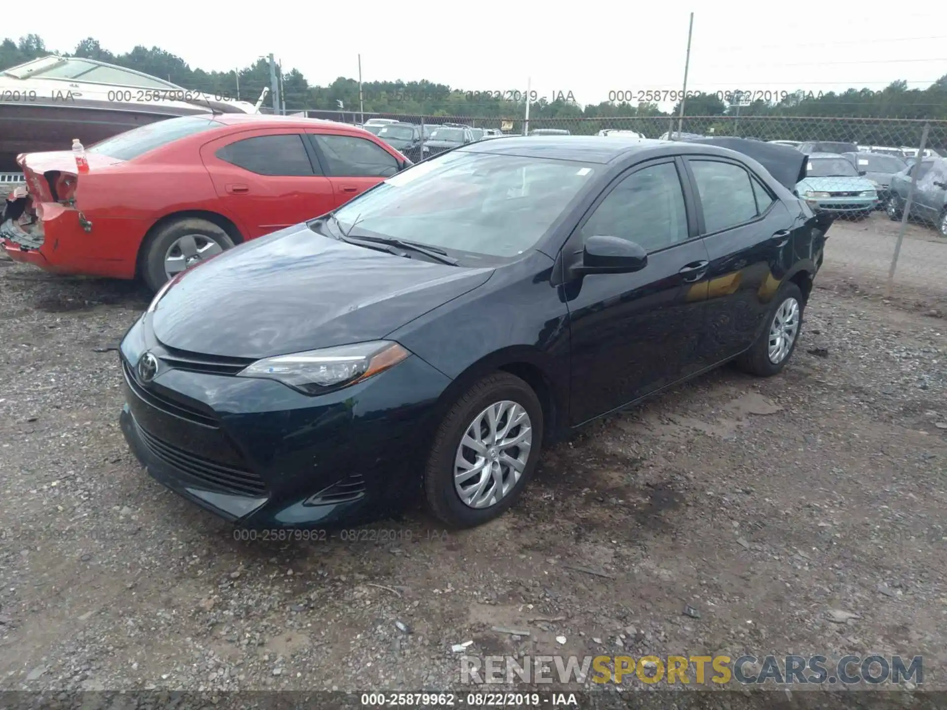 2 Photograph of a damaged car 5YFBURHE0KP926747 TOYOTA COROLLA 2019