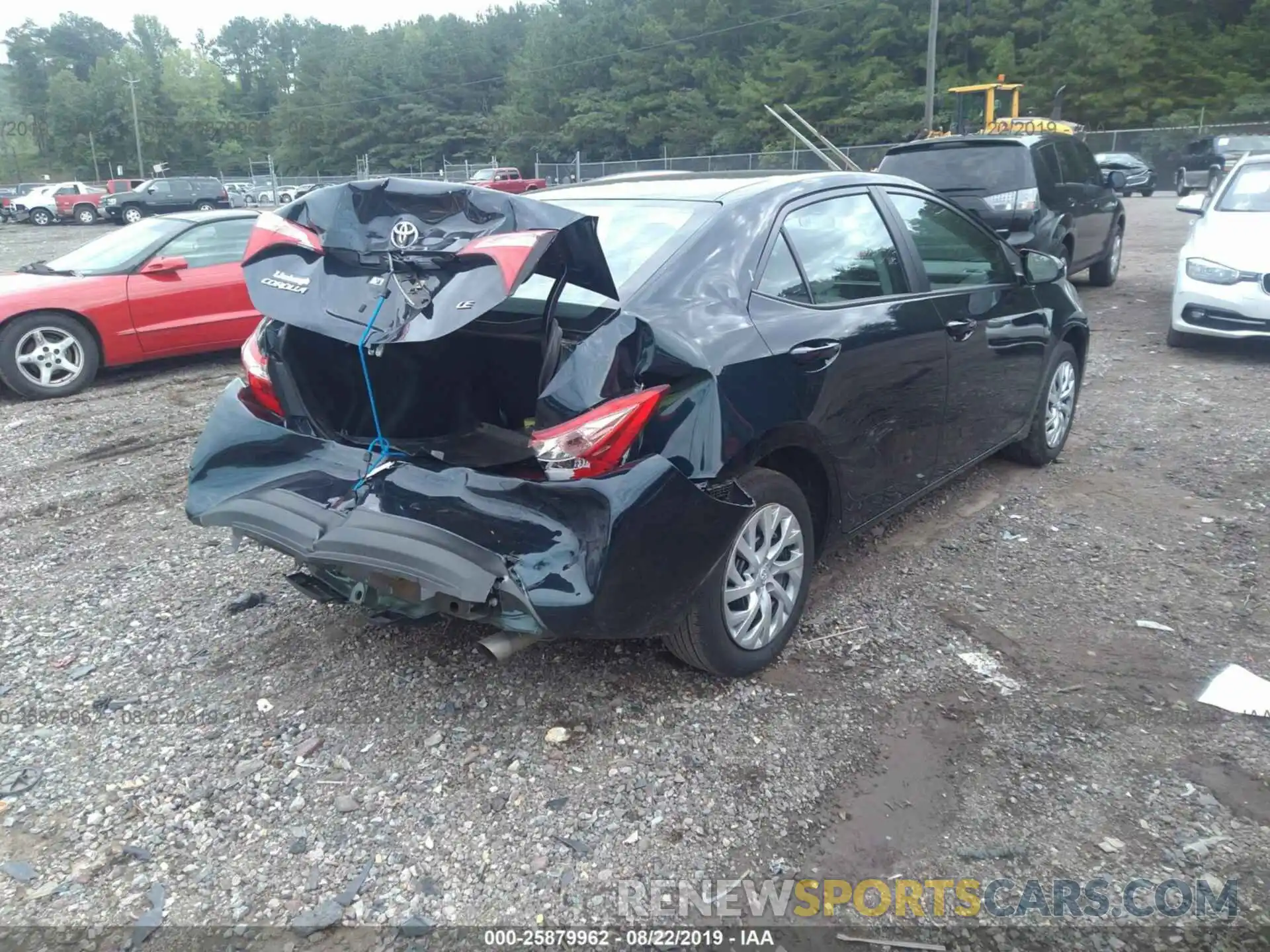 4 Photograph of a damaged car 5YFBURHE0KP926747 TOYOTA COROLLA 2019